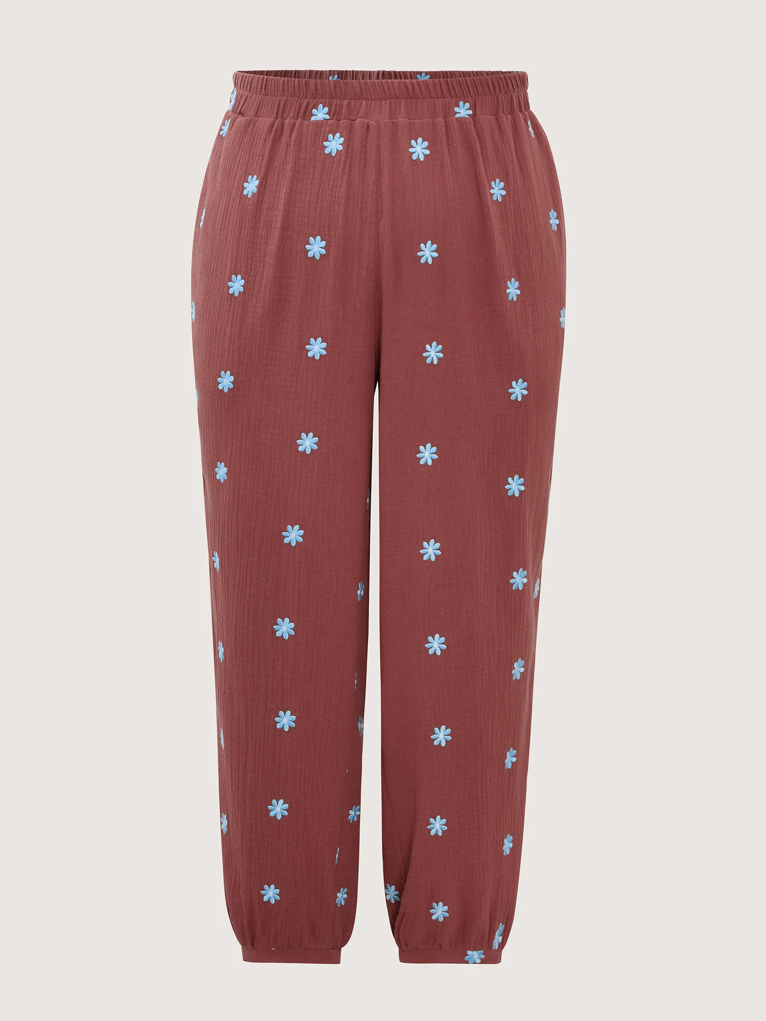 Supersoft Floral Embroidered Pants - Image 7