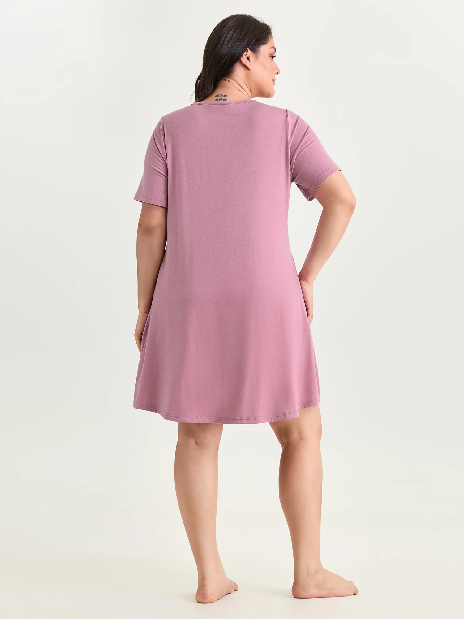 Supersoft Floral Feel Lounge Dress - Image 3