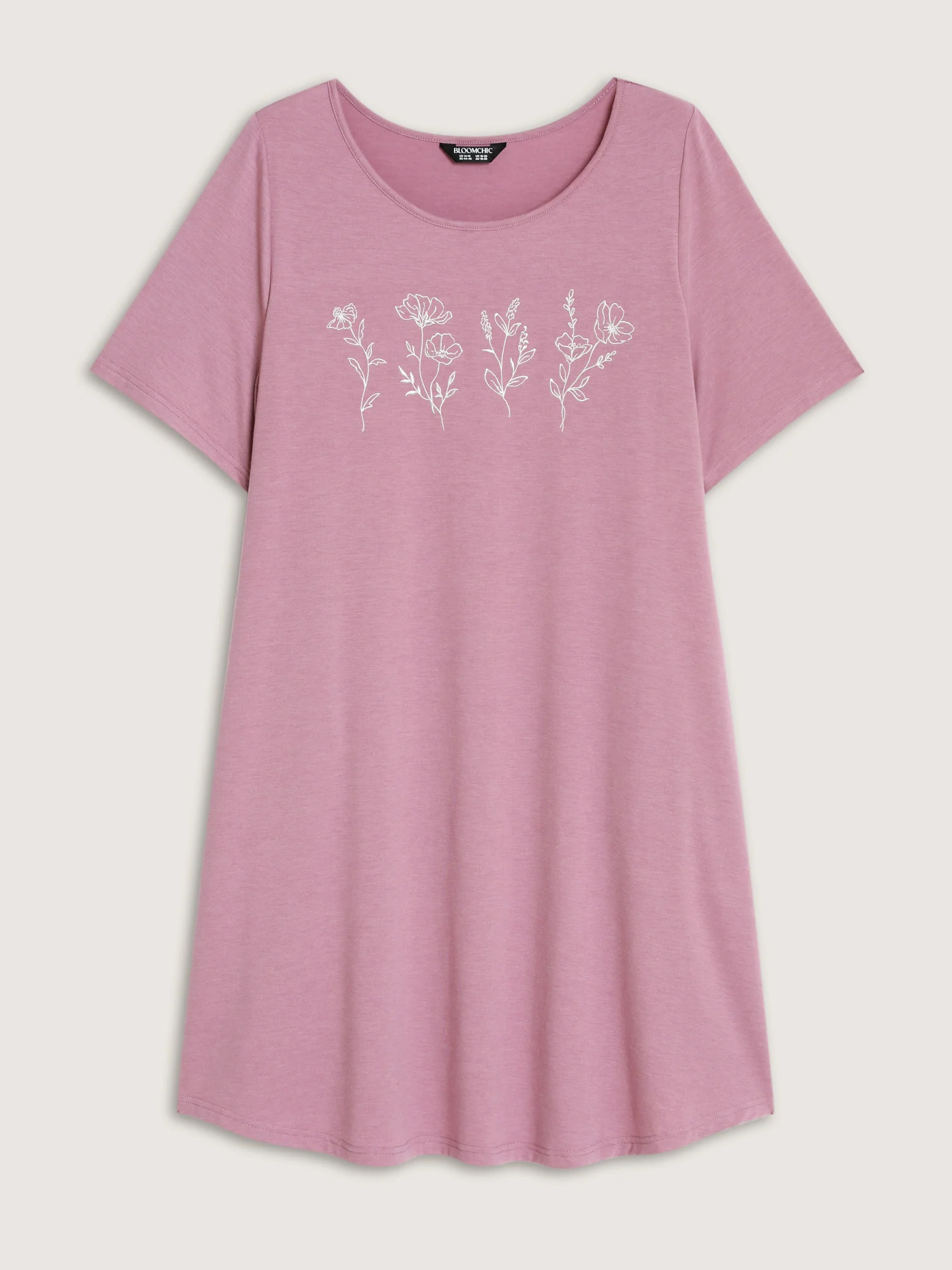 Supersoft Floral Feel Lounge Dress - Image 6