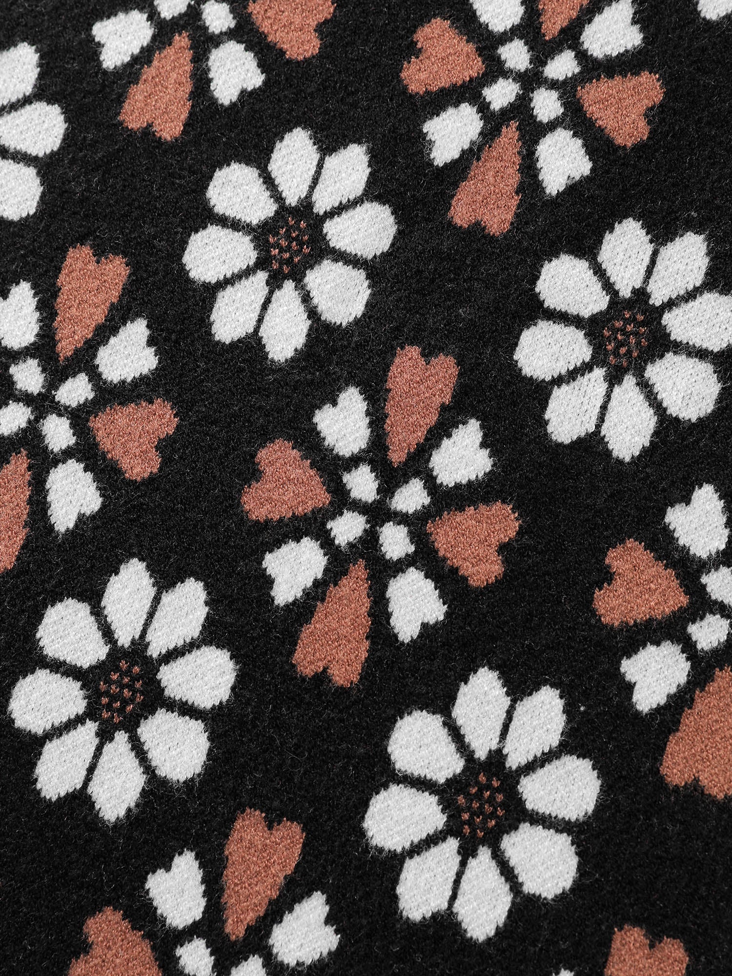 Supersoft Floral Jacquard Contrast Pullover - Image 7
