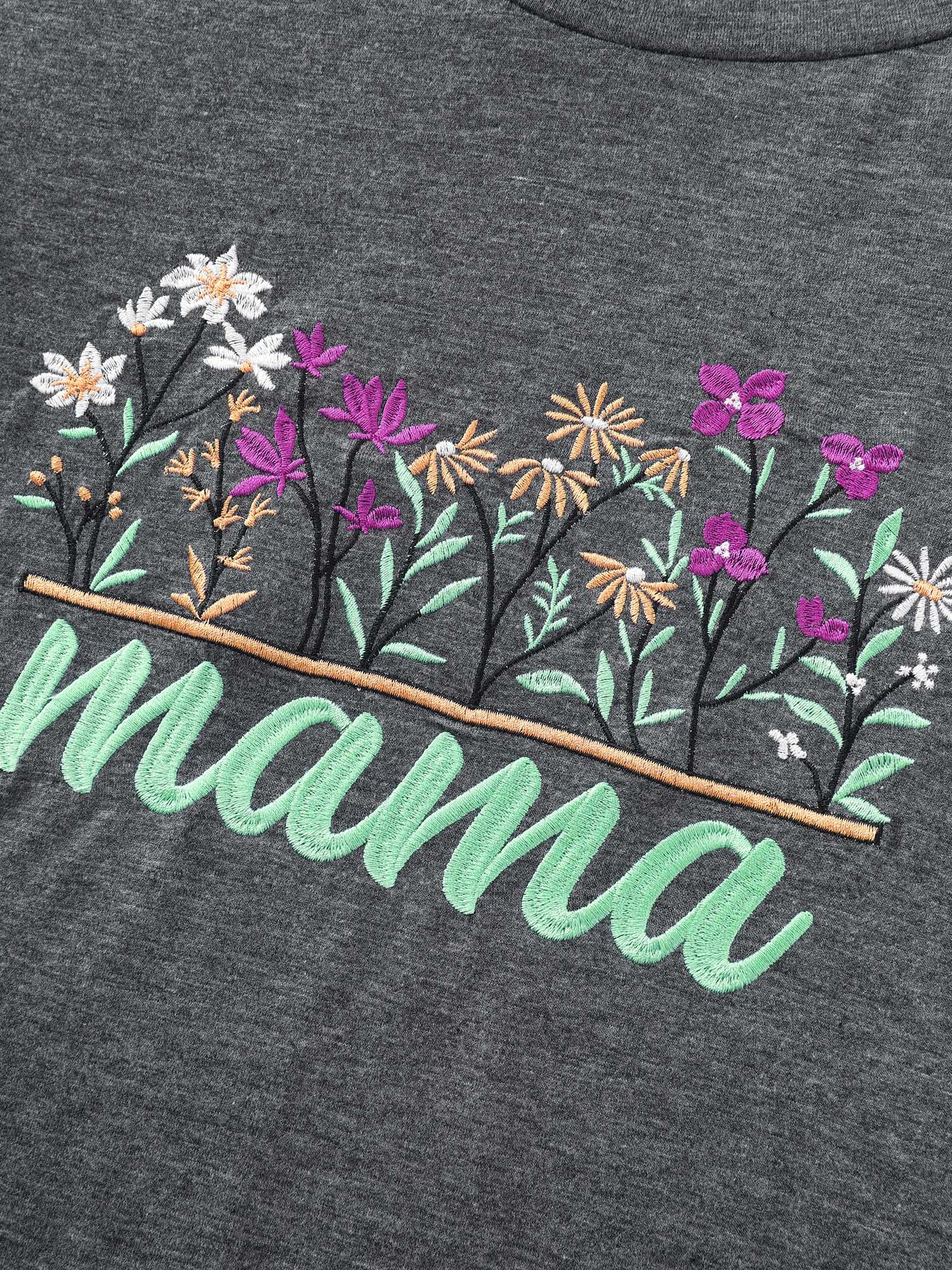 Supersoft Floral Mama Embroidered Lounge Set - Image 11