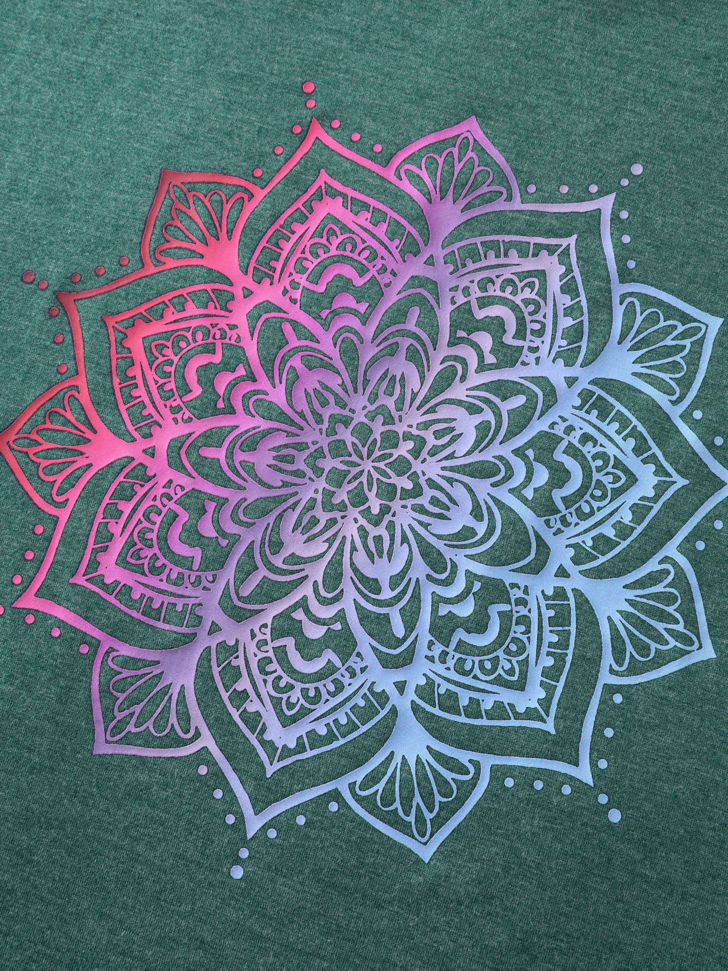 Supersoft Floral Motif Round Neck T-Shirt - Image 5