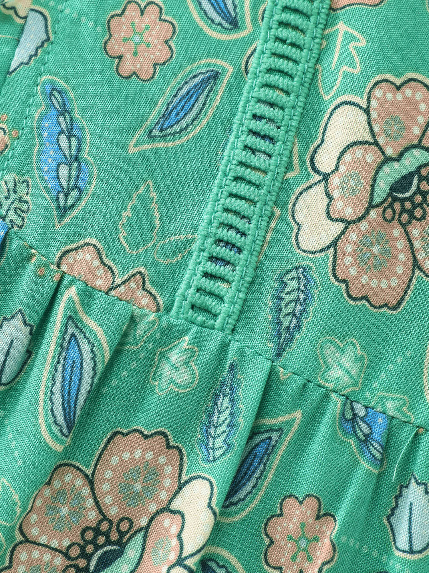 Supersoft Floral Print Keyhole Neck Blouse - Image 6