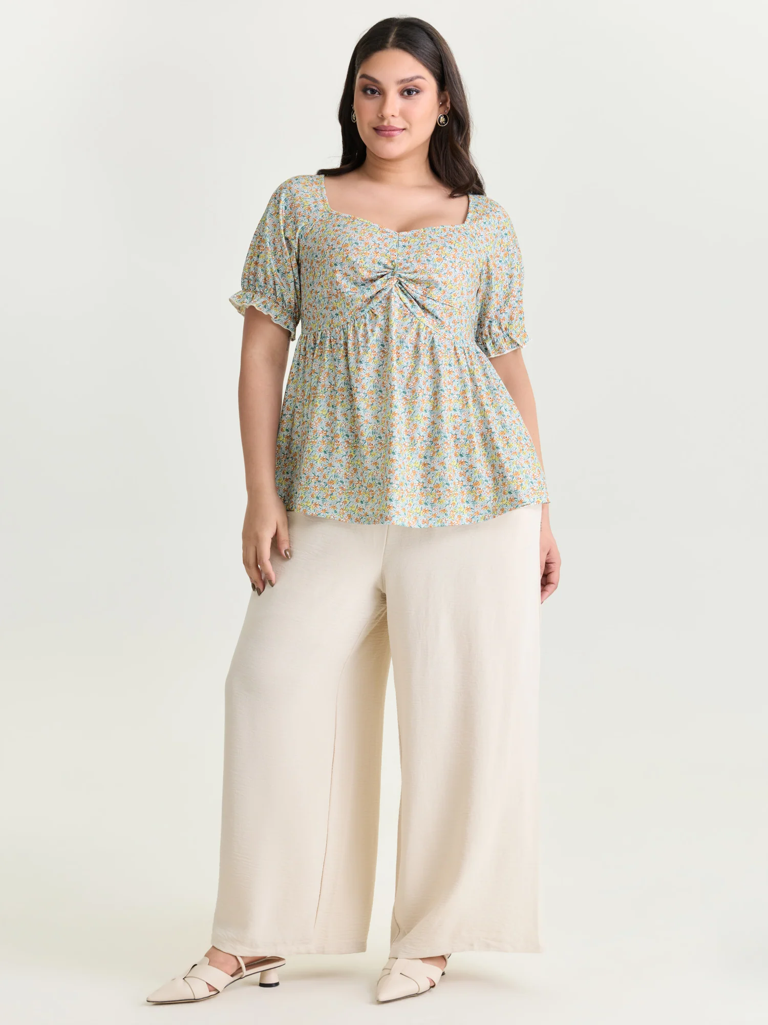 Supersoft Floral Print Knit Top - Image 3