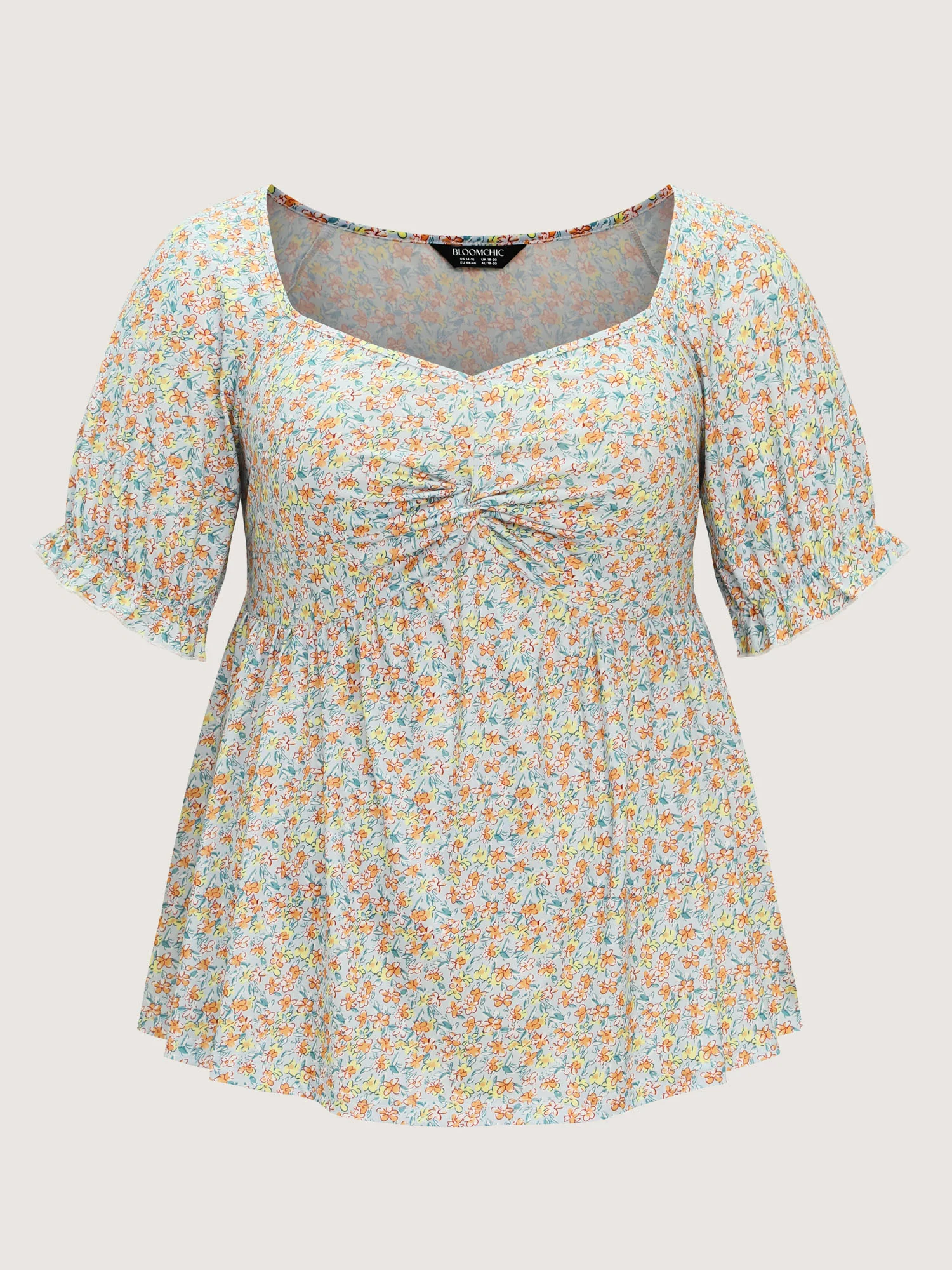 Supersoft Floral Print Knit Top - Image 7