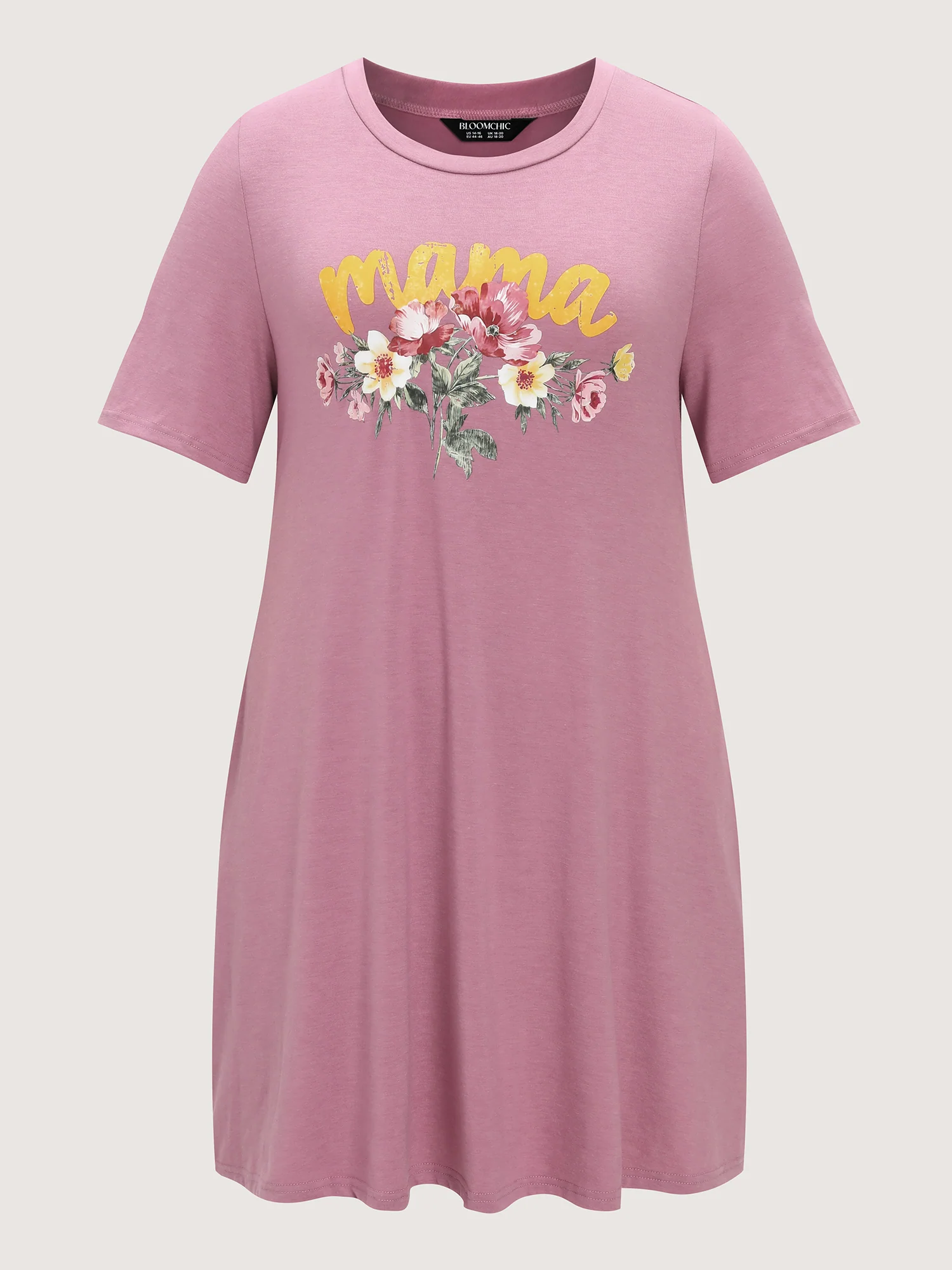 Supersoft Floral Print Lounge Dress - Image 8