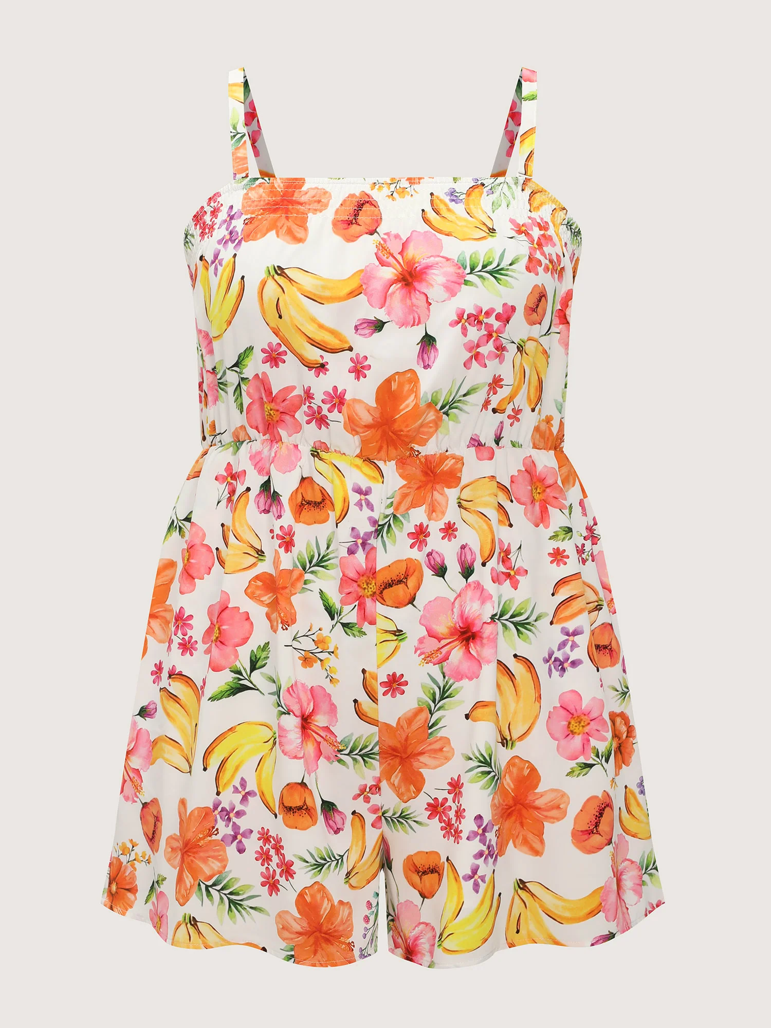 Supersoft Floral Print Square Neckline Romper - Image 7