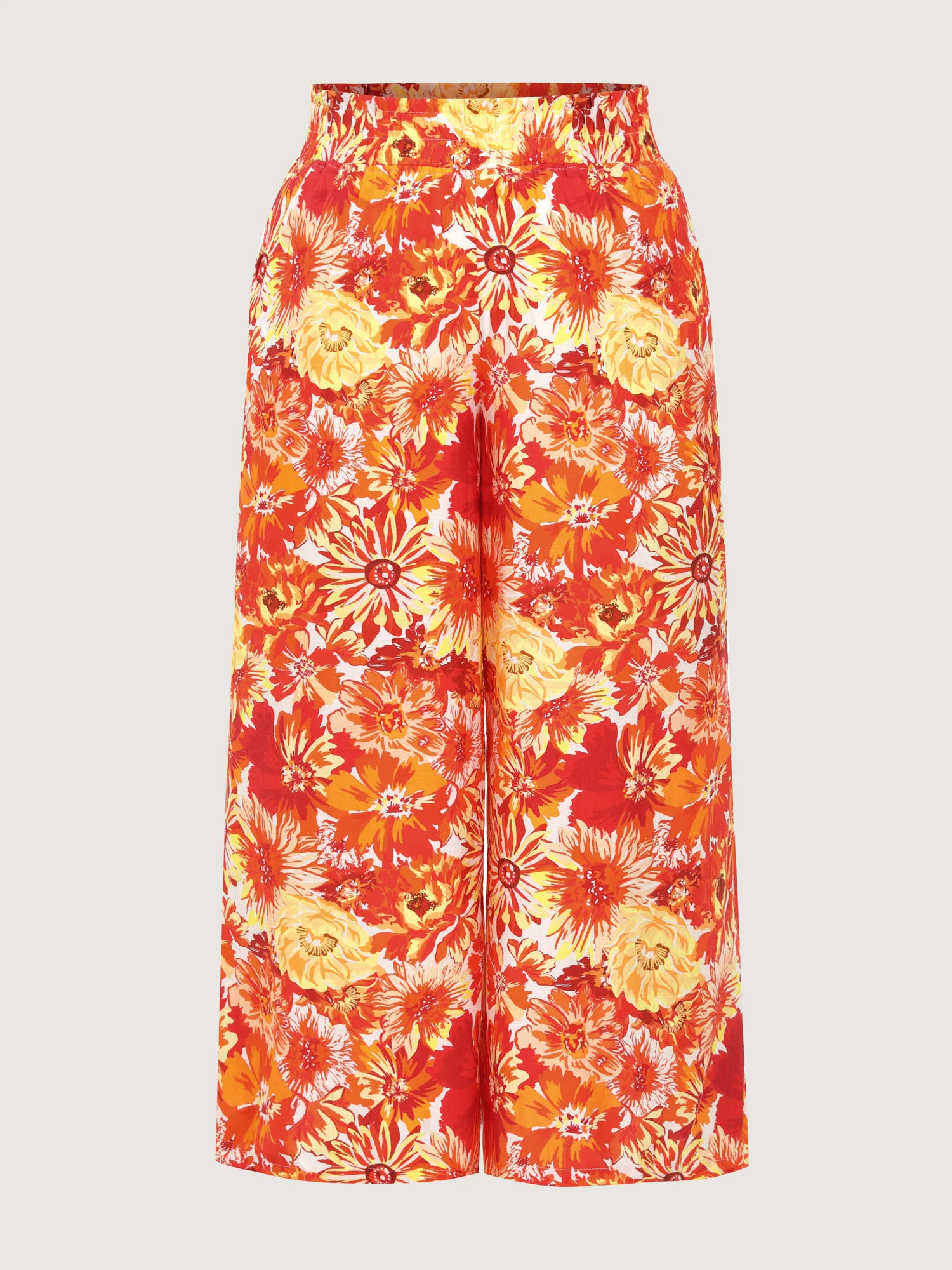 Supersoft Floral Print Straight-Leg Pants - Image 6