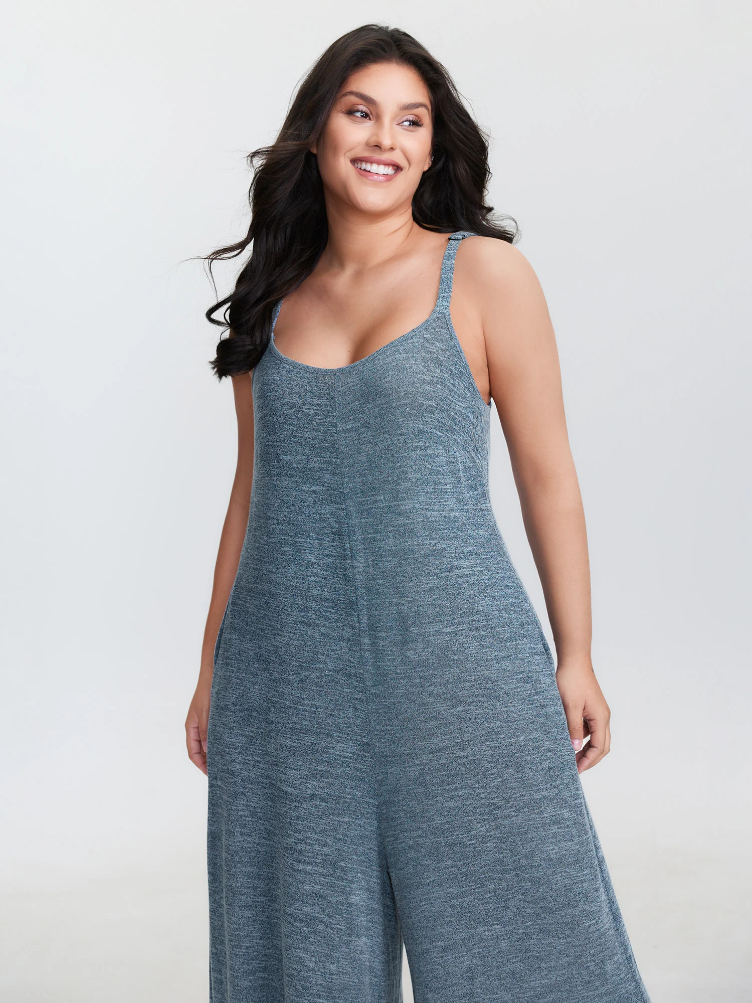 Supersoft Flowy Cami Lounge Jumpsuit - Image 2