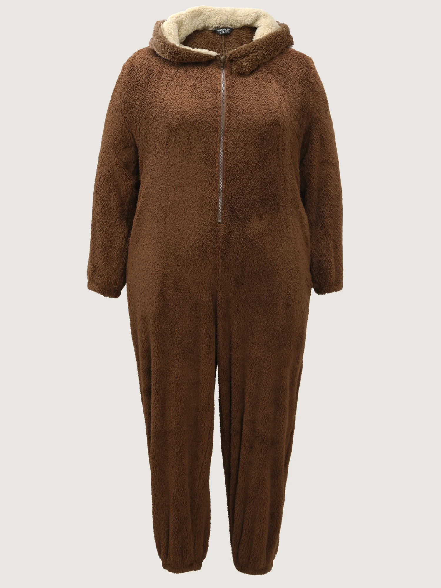 Supersoft Cozy Reindeer Hooded Lounge Jumpsuit - Image 7