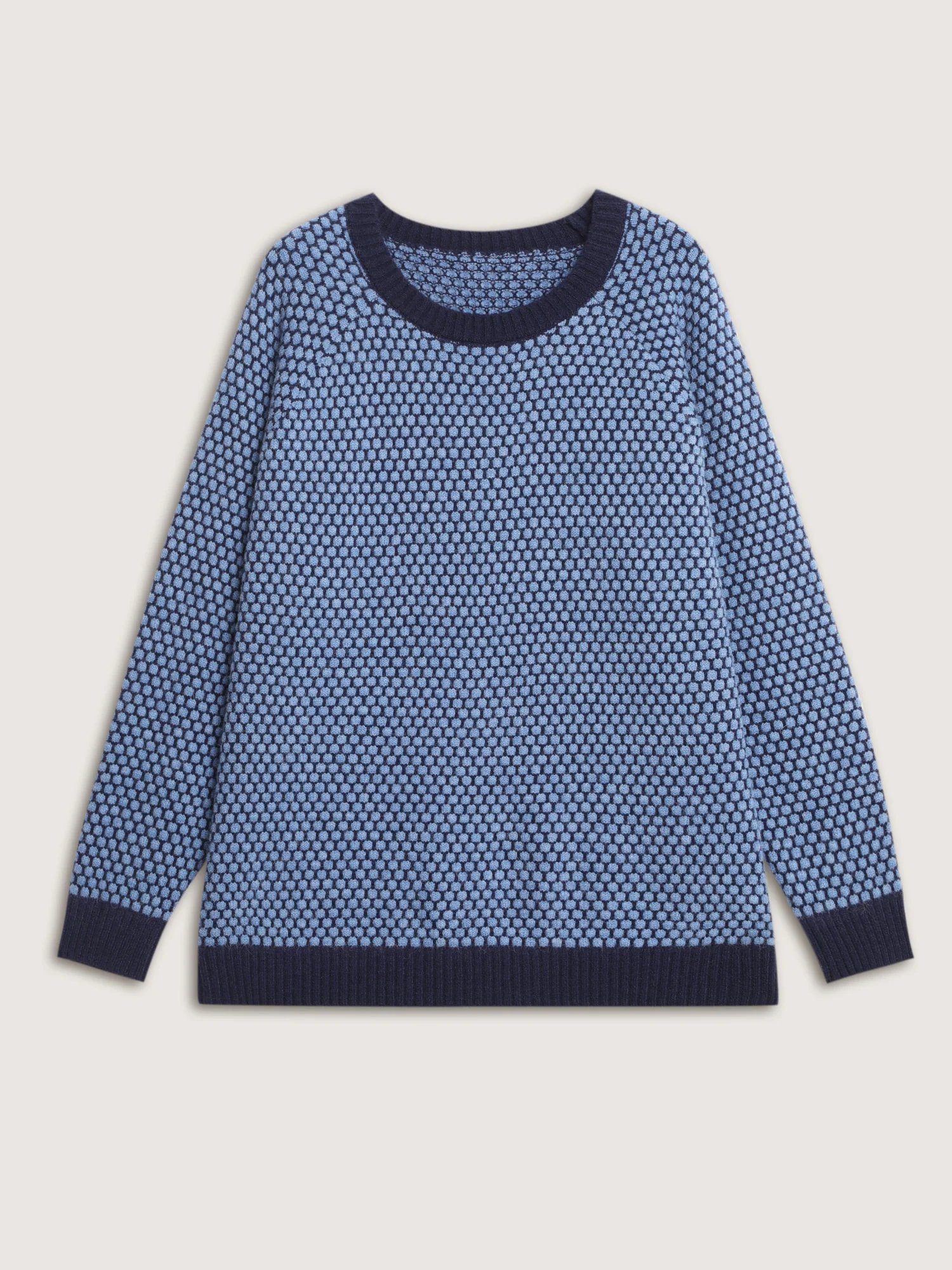 Supersoft Geometric Textured Super Stretchy Pullover - Image 5