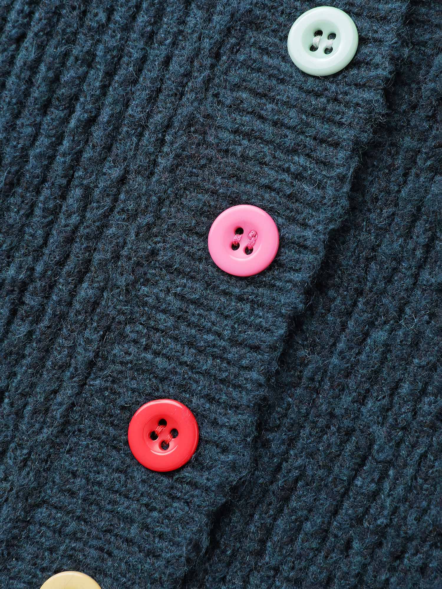 Supersoft Half-Button Placket Textured Solid Pullover - Image 5