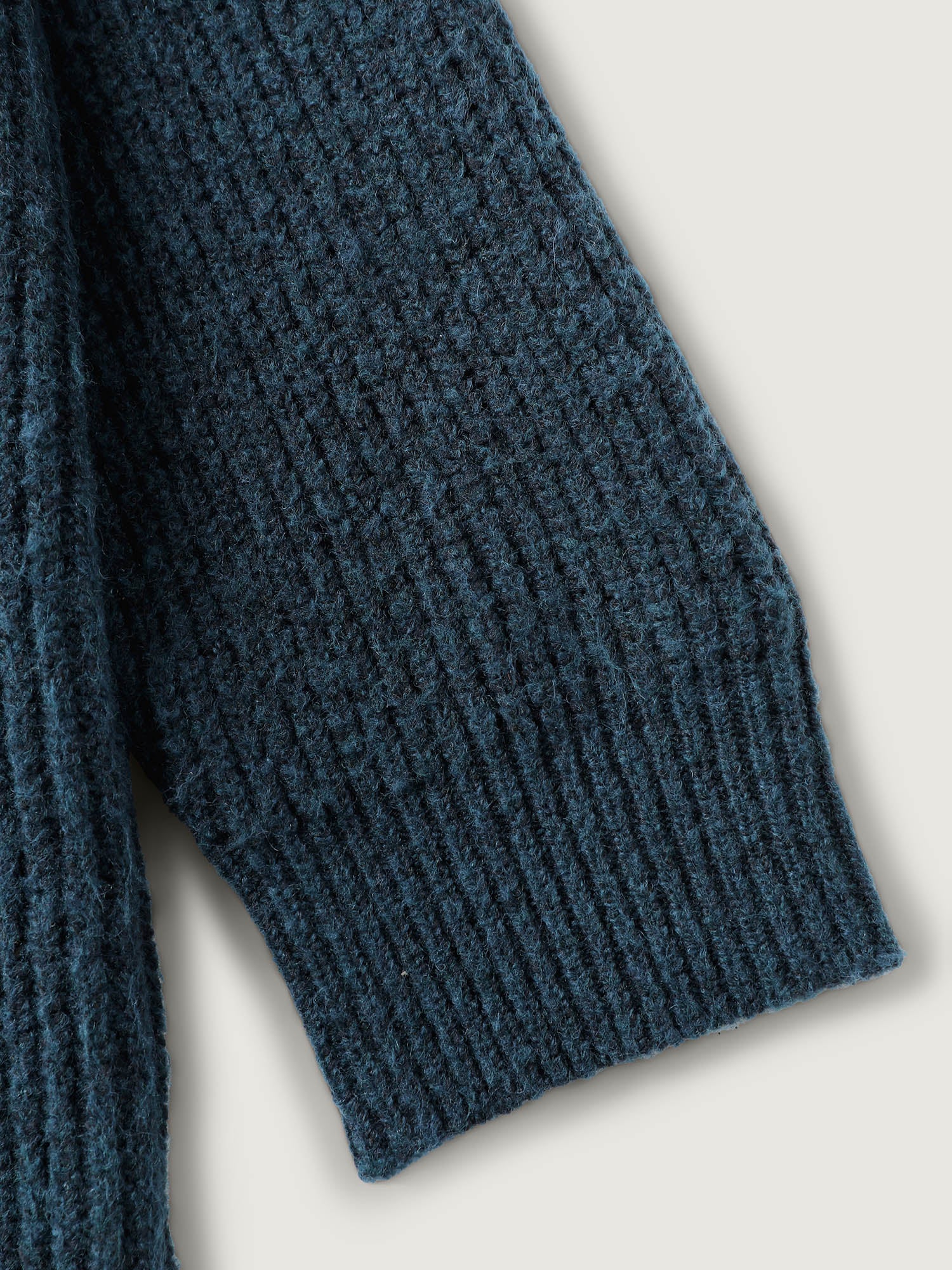 Supersoft Half-Button Placket Textured Solid Pullover - Image 6