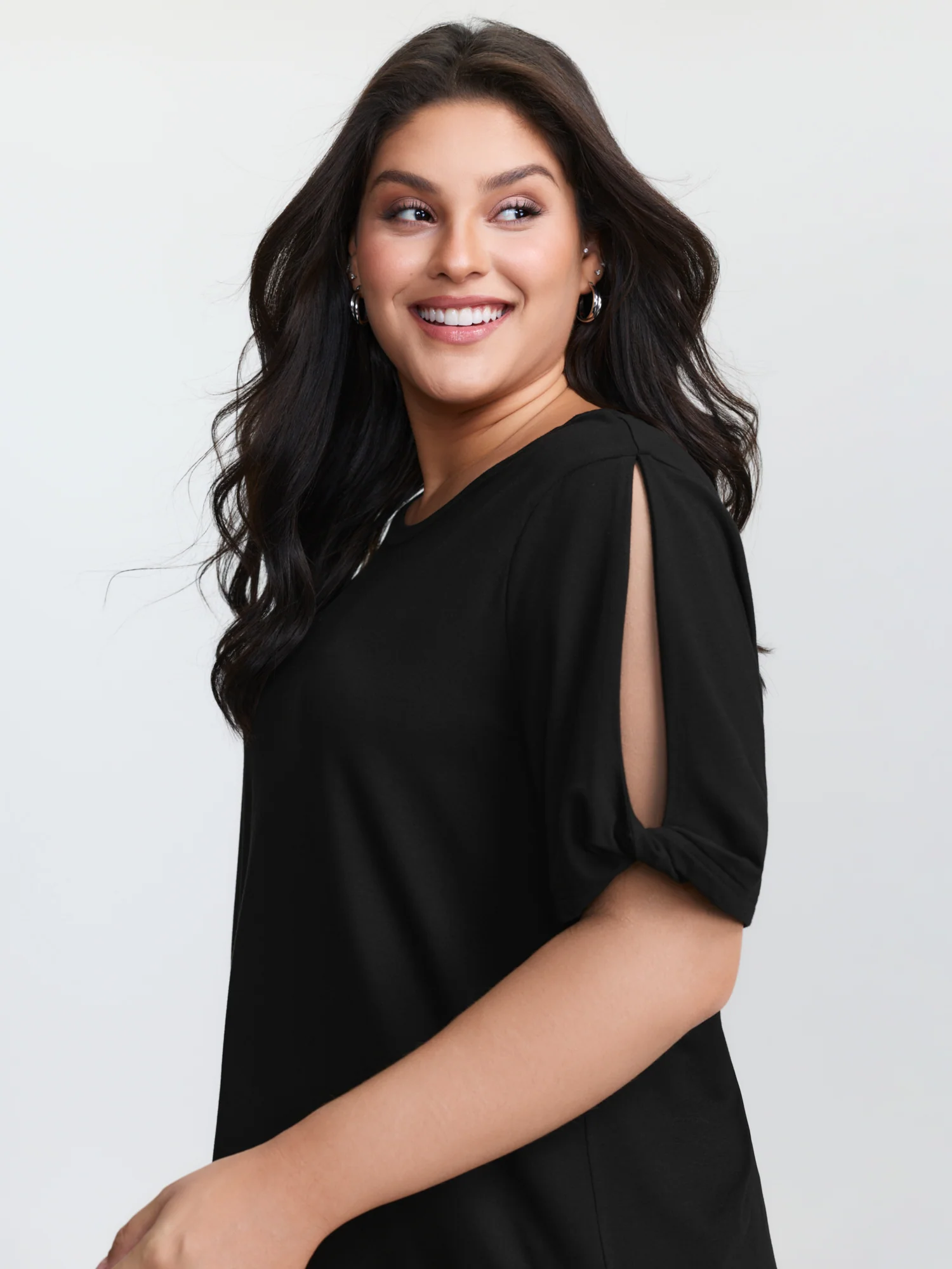 Supersoft Half-Sleeve Crewneck T-Shirt - Image 2