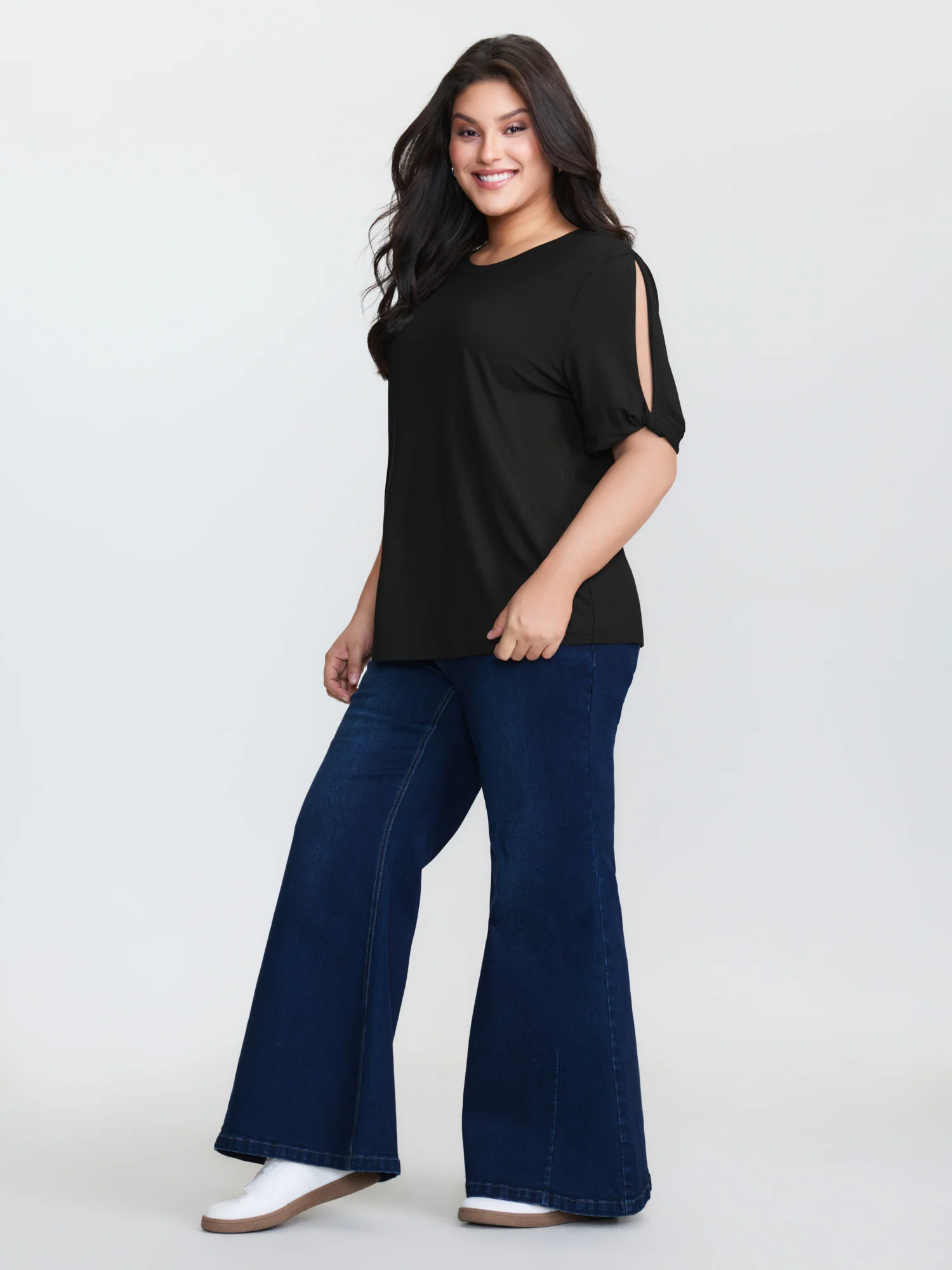 Supersoft Half-Sleeve Crewneck T-Shirt - Image 4