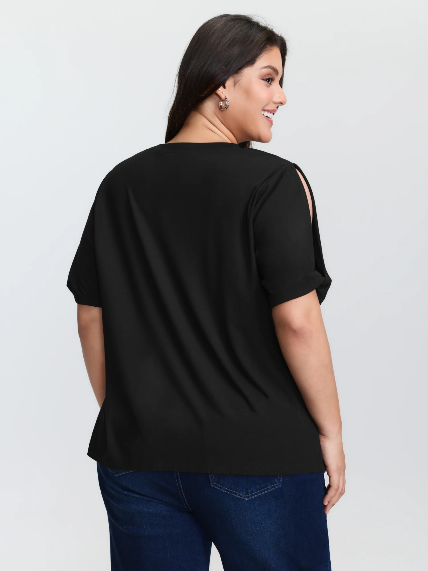 Supersoft Half-Sleeve Crewneck T-Shirt - Image 5