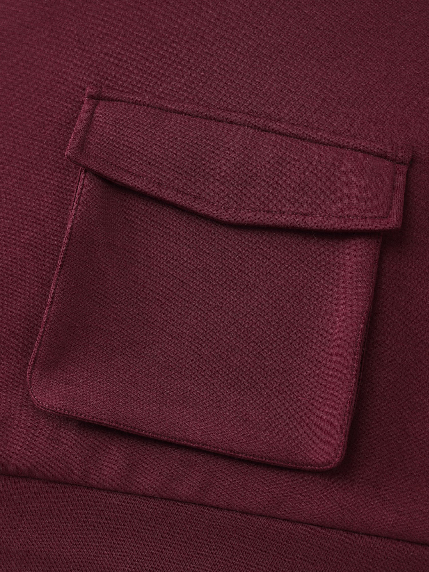 Supersoft Half Zipper High-Neck Hoodie - Image 6