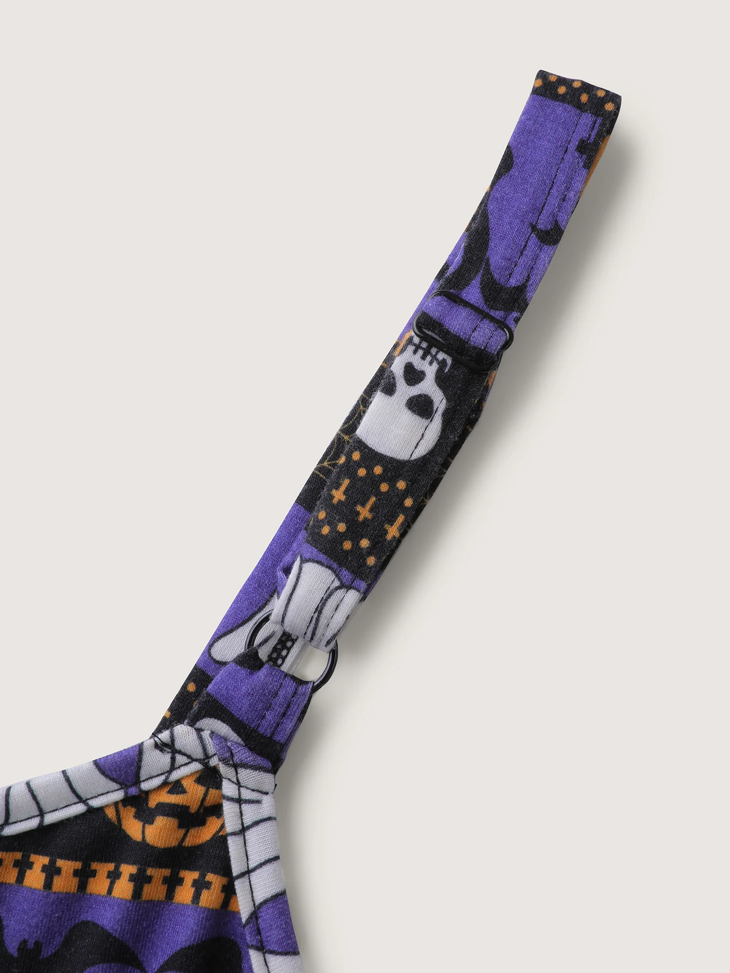 Supersoft Halloween Print Pockets Pajama Jumpsuit - Image 6