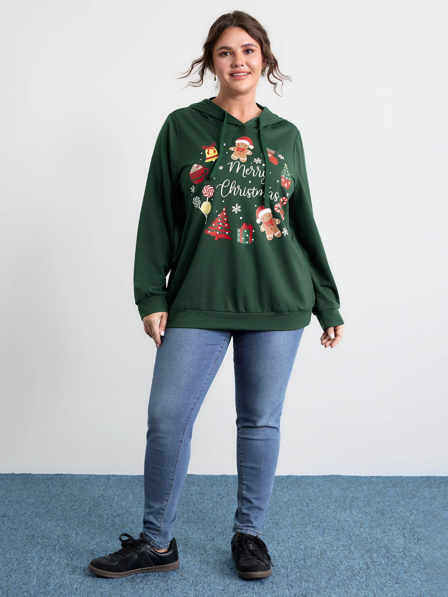 Supersoft Happy Holidays Hoodie - Image 3