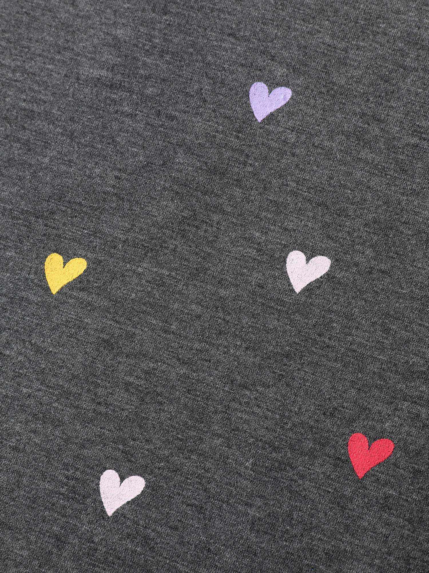 Supersoft Heart Print Ribbed Sweatshirt - Image 5