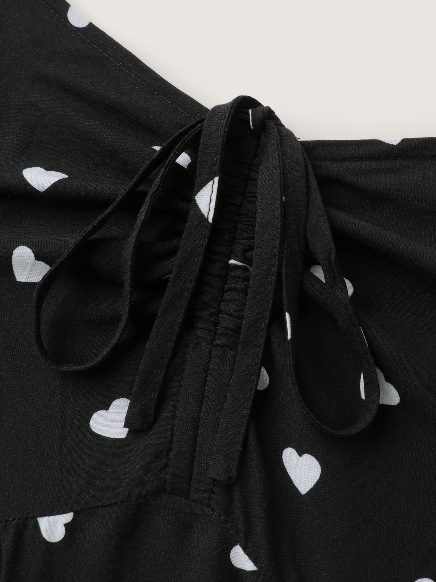 Supersoft Hearts Back Cut-Out Drawstring Midi Dress - Image 5