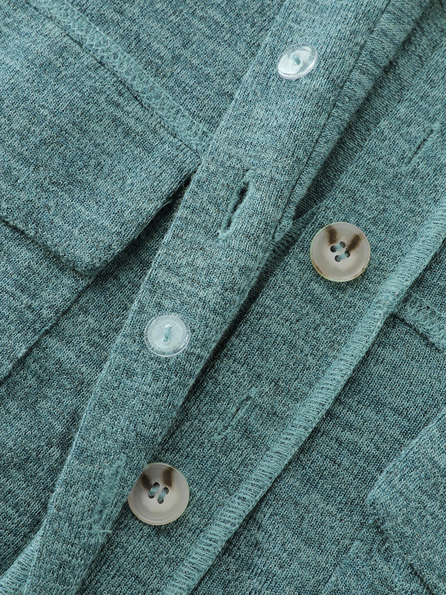 Supersoft Heather Button Placket Jumpsuit - Image 5