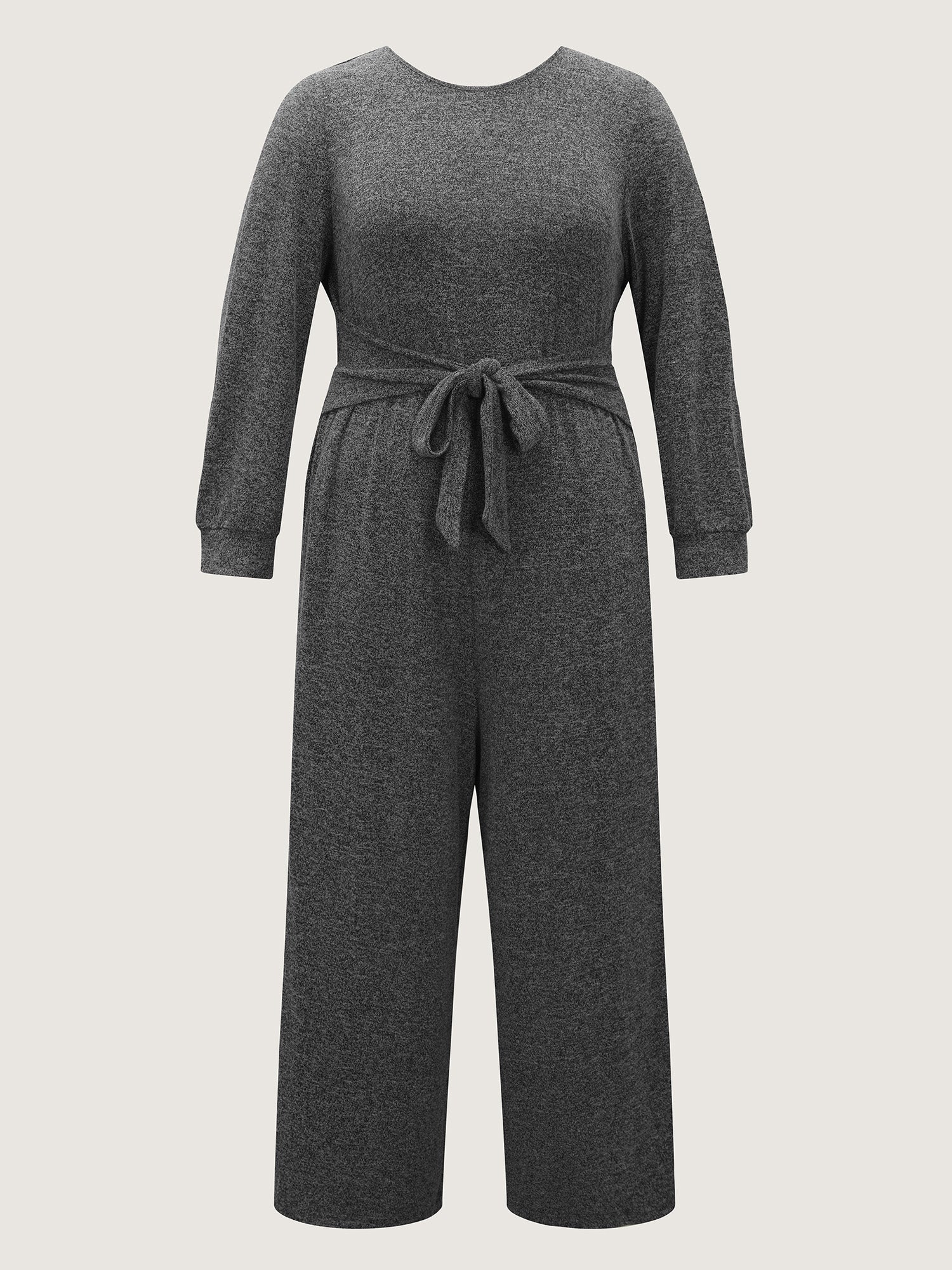 Supersoft Heather Cinched-Waist Jumpsuit - Image 7