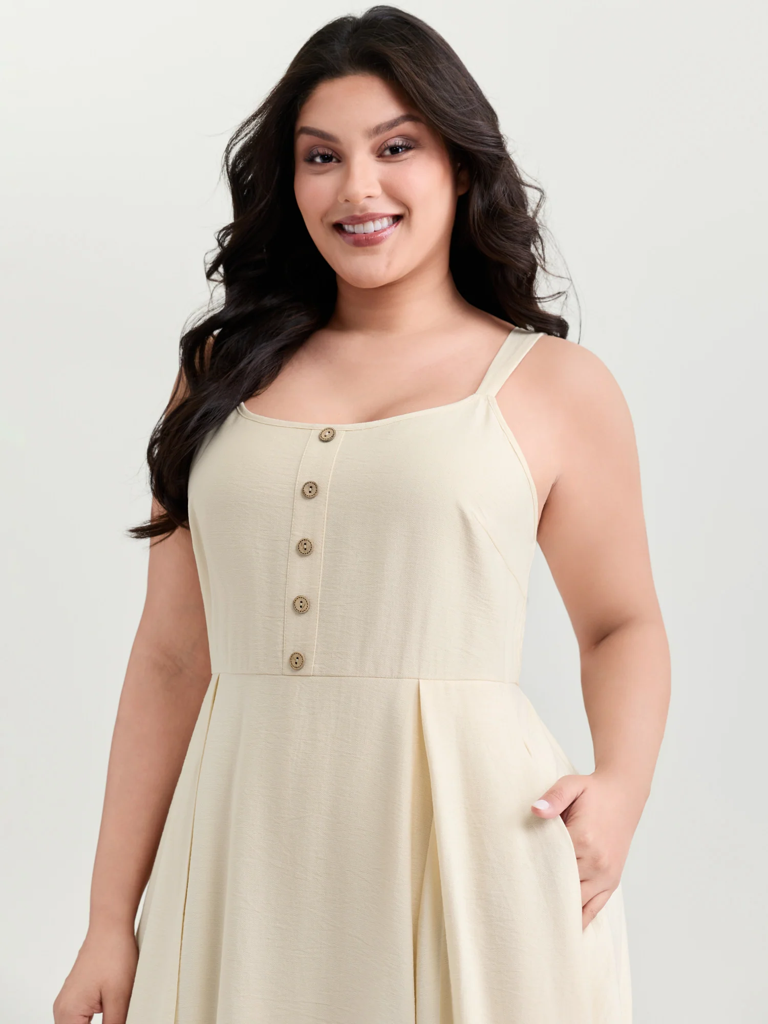 Supersoft High Low Hem Scoop Neckline Maxi Dress - Image 2