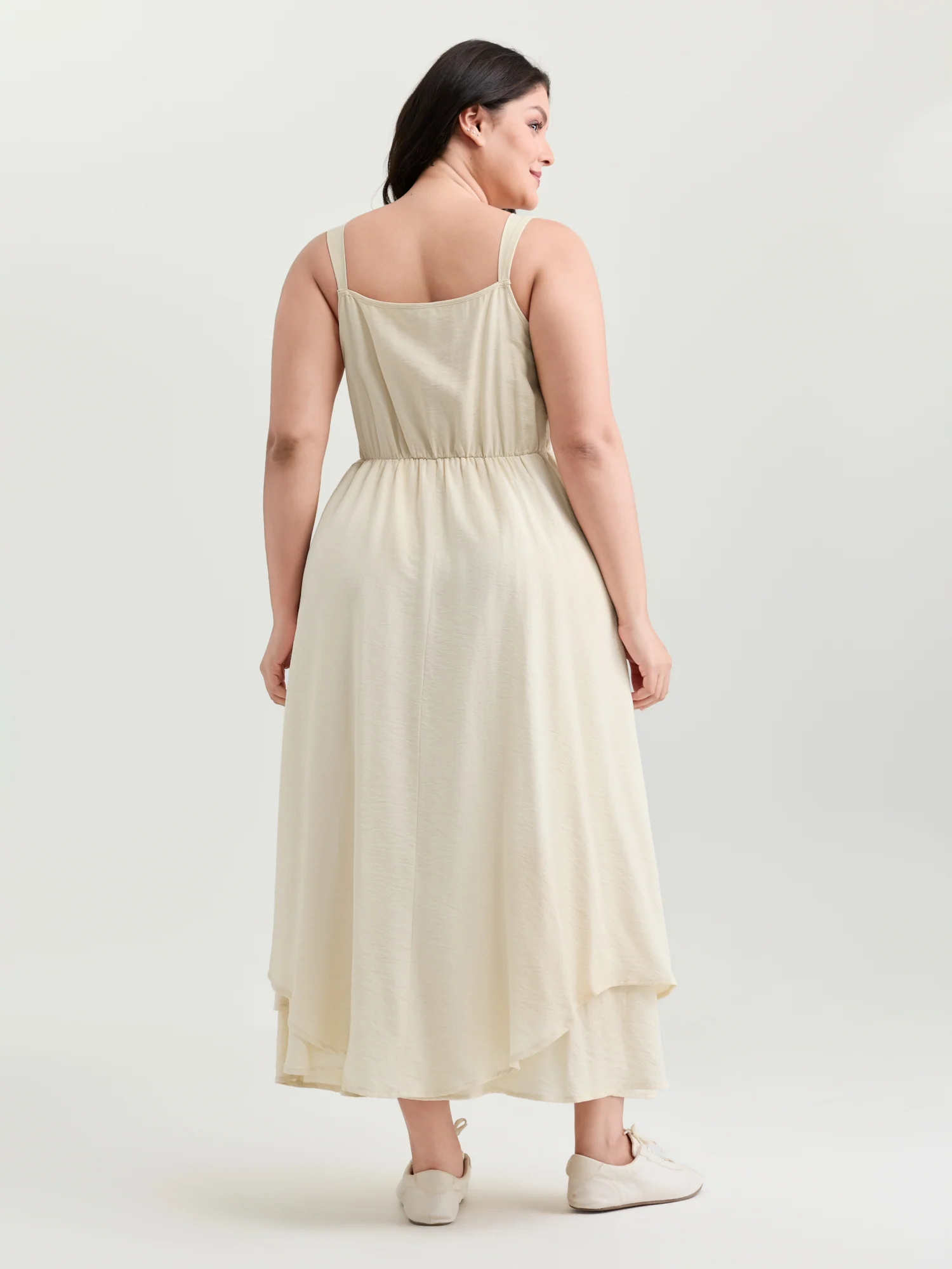Supersoft High Low Hem Scoop Neckline Maxi Dress - Image 4