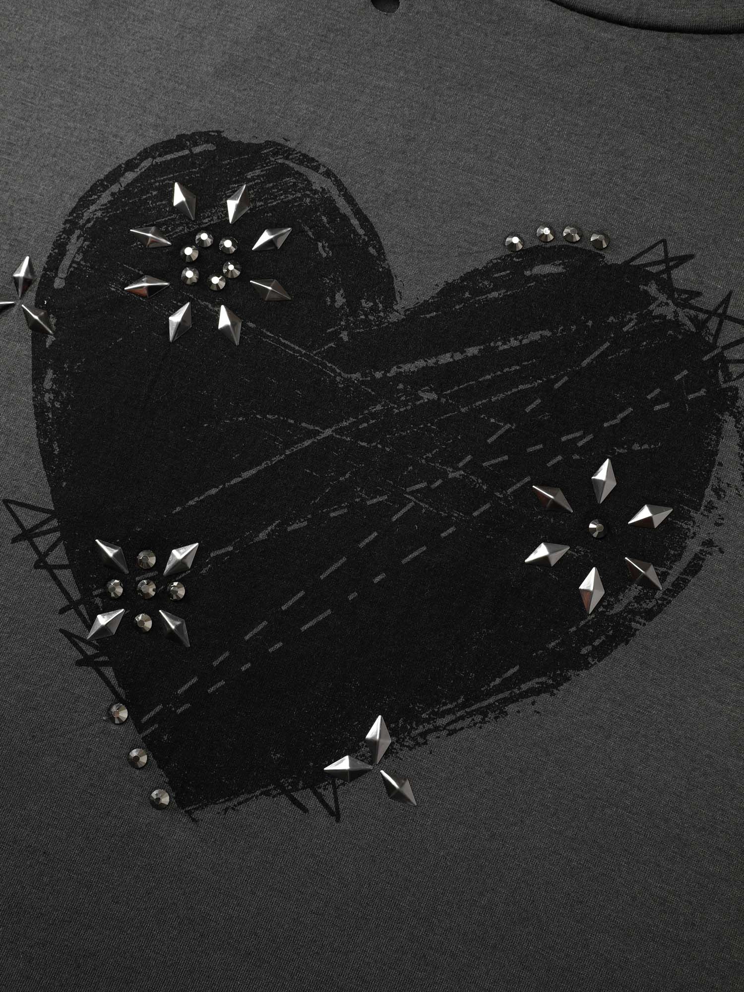 Supersoft Hot Fix Rhinestone T-Shirt - Image 5