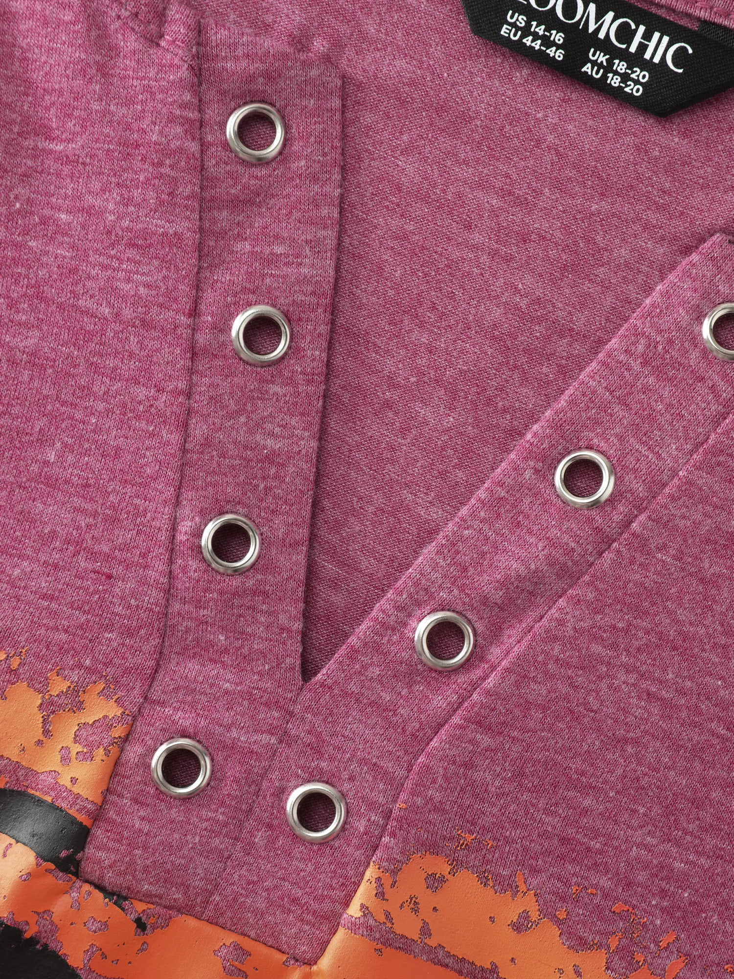 Supersoft Island Pattern Button Placket T-Shirt - Image 5