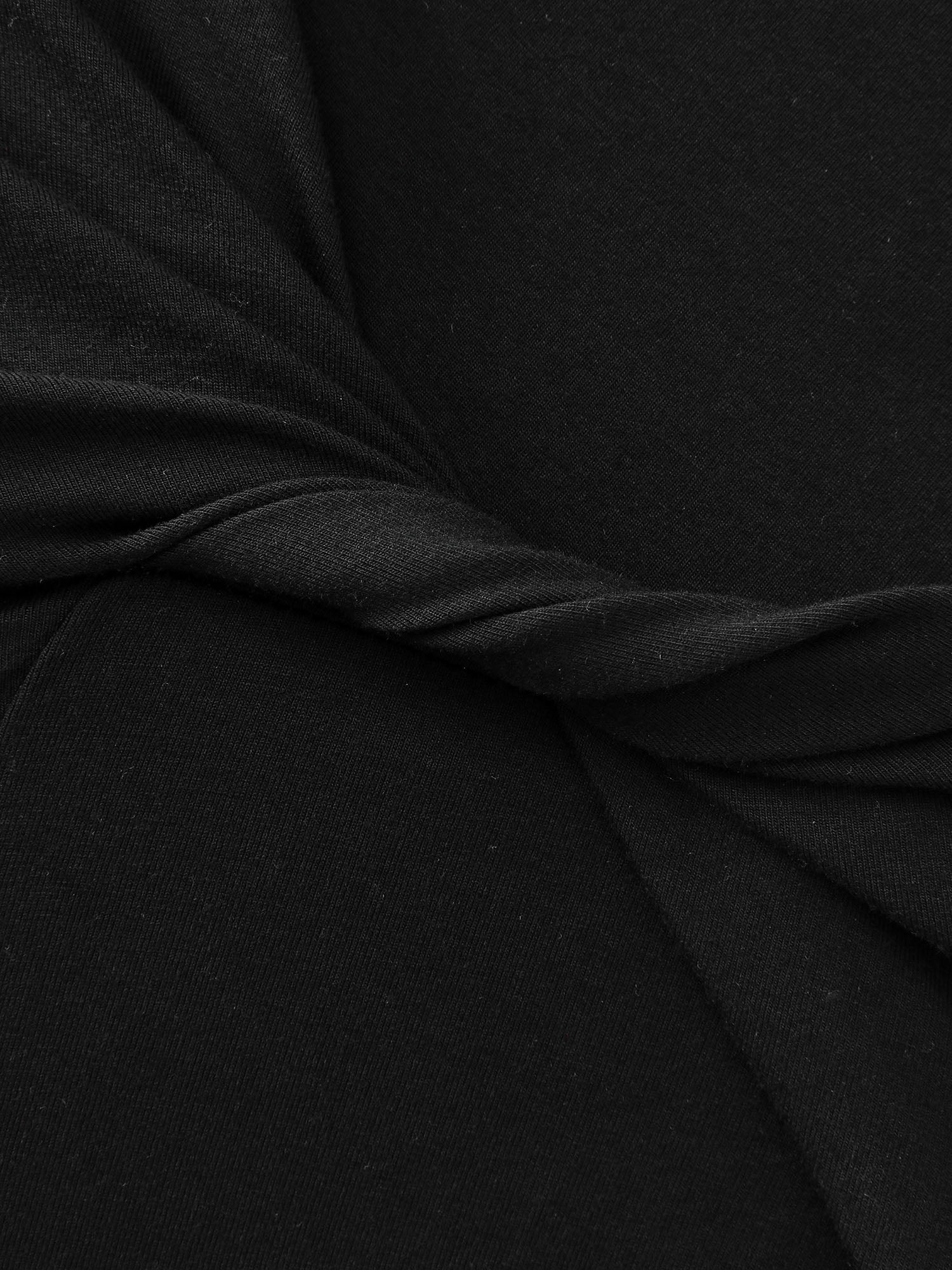 Supersoft Knotted Side Slit Midi Dress - Image 6