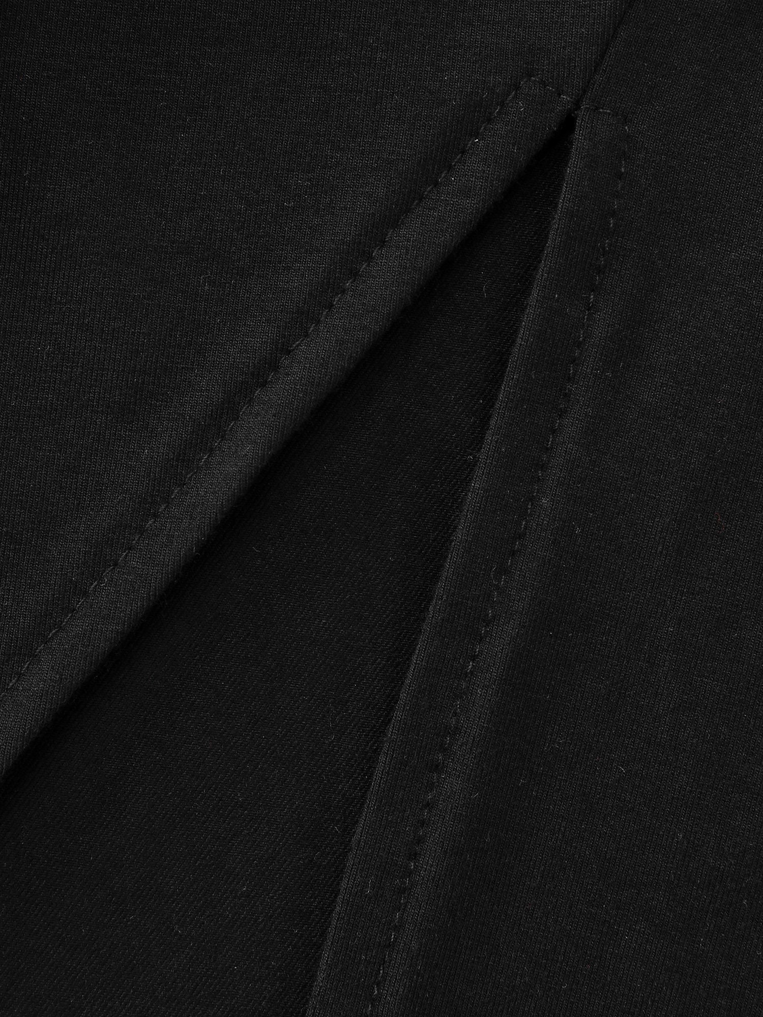 Supersoft Knotted Side Slit Midi Dress - Image 7