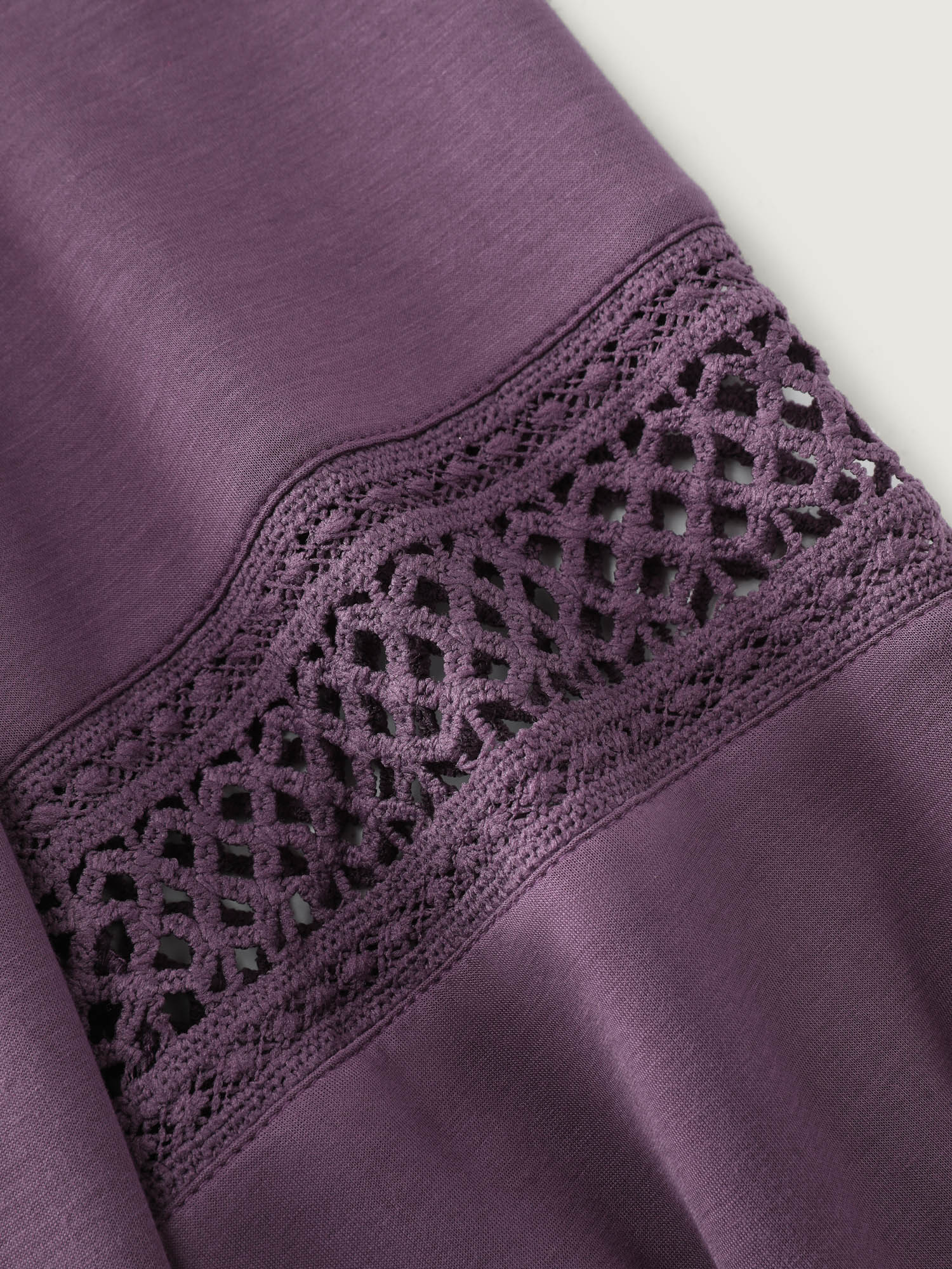 Supersoft Lace Cut-Out Sleeve Sweatshirt - Image 6