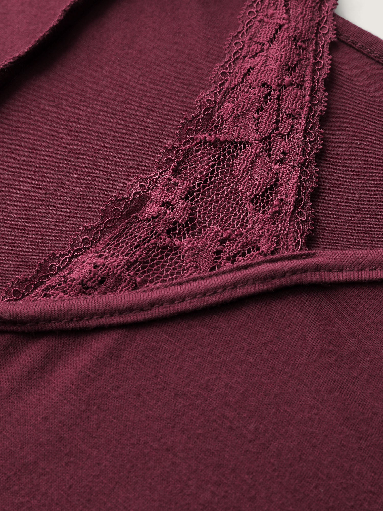 Supersoft Lace Halter Neck T-Shirt - Image 8