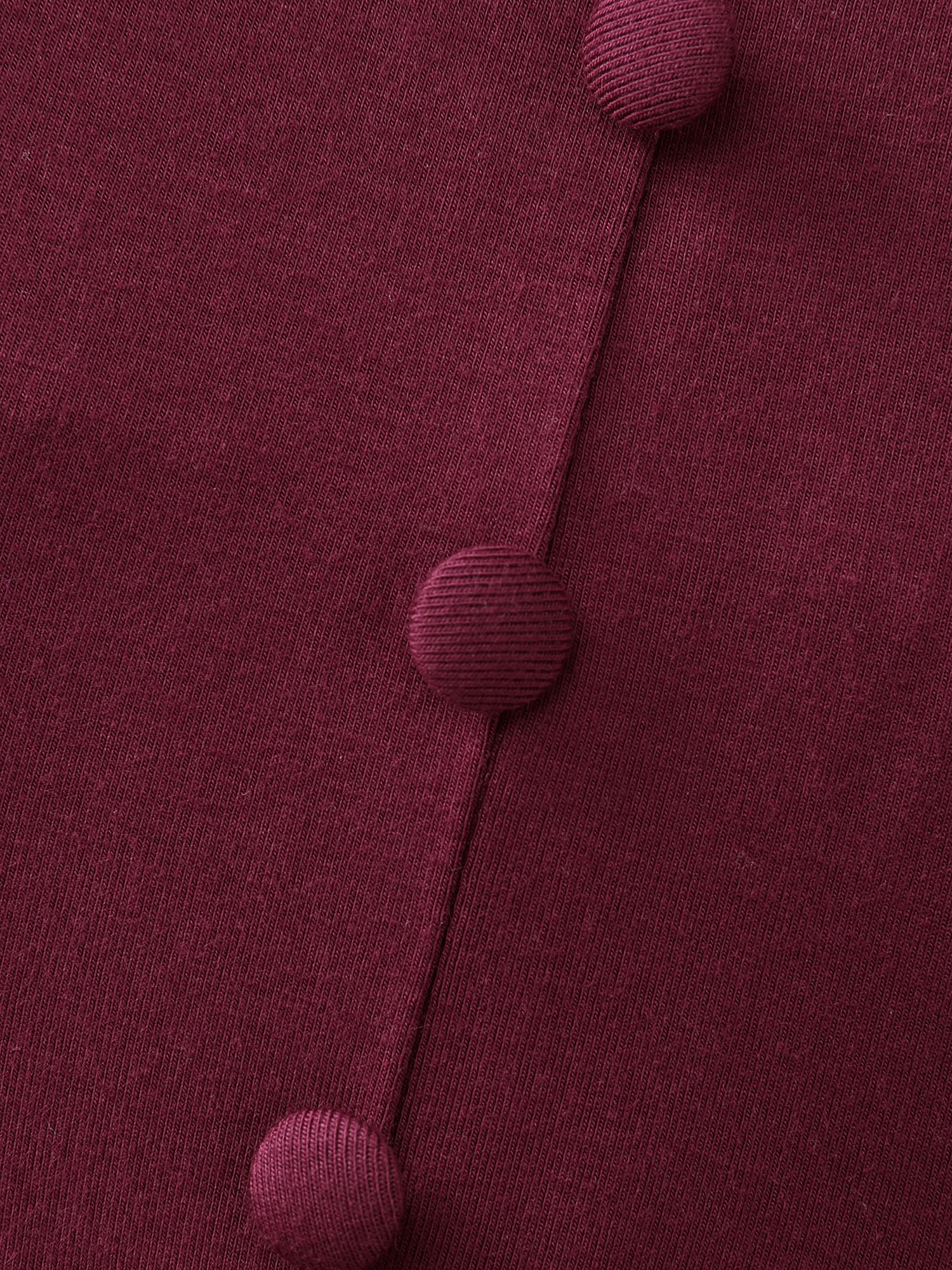 Supersoft Lace Trim Button Detail Sleep Romper - Image 7