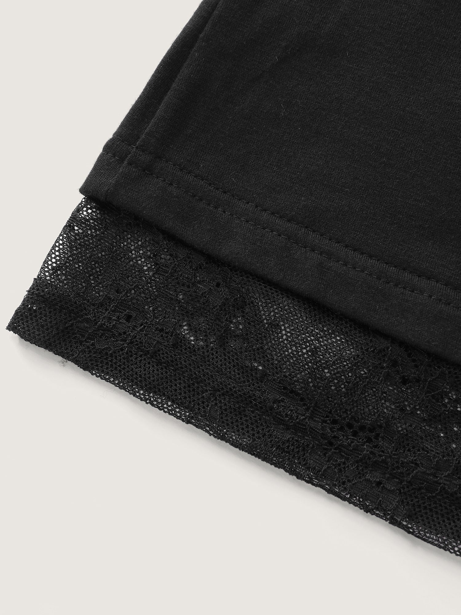 Supersoft Sheer Neckline Pockets Nightgown - Image 6