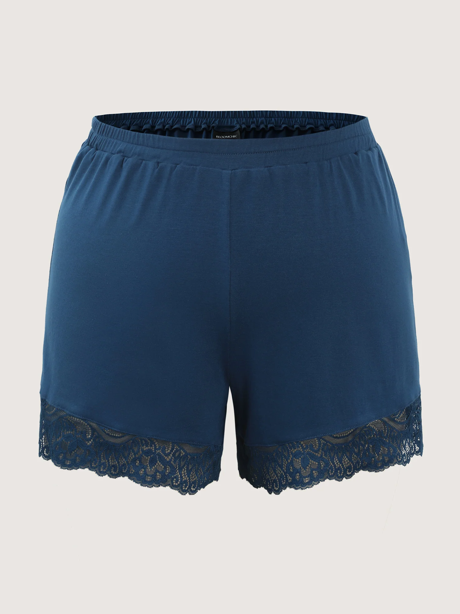 Supersoft Lace Trim Two-Piece Pajama Set - Image 9