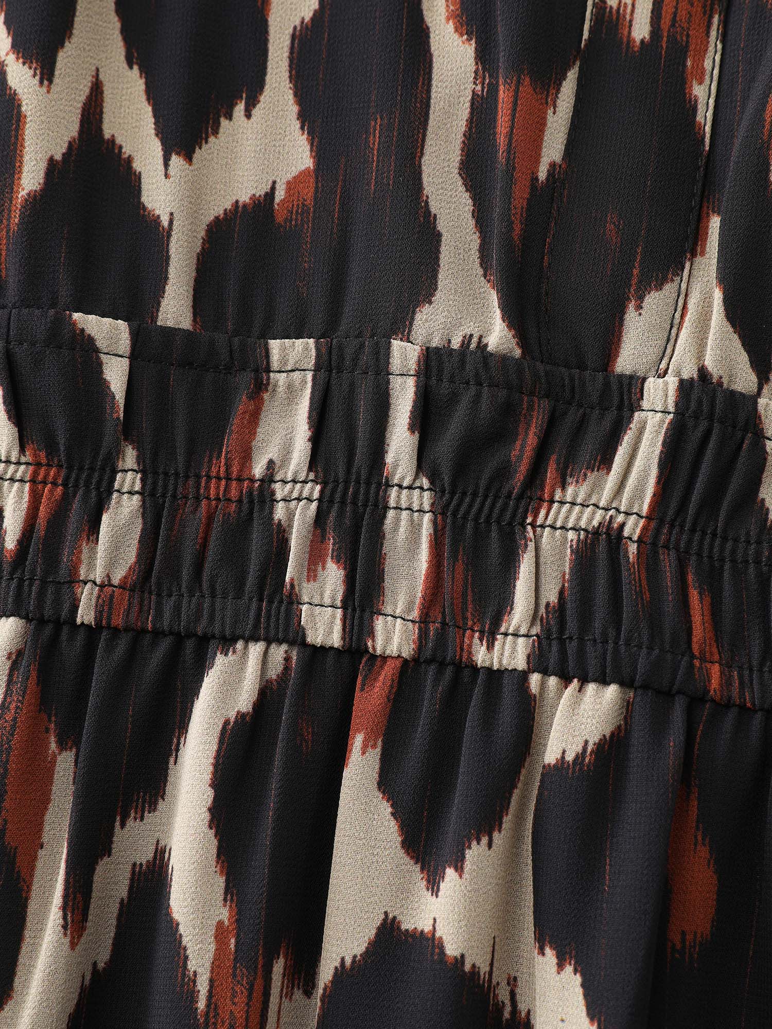 Supersoft Leopard Print Tiered Maxi Dress - Image 6