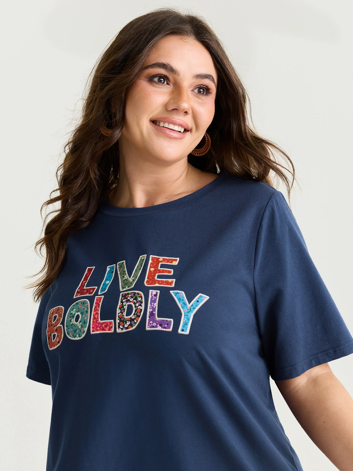 Supersoft Live Boldly Round Neck T-Shirt - Image 2