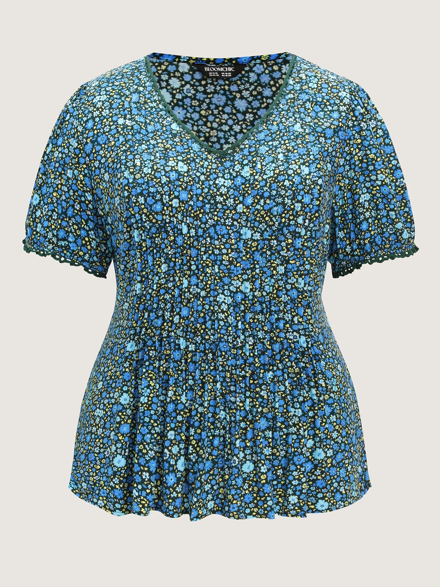 Supersoft Micro Floral Print Blouse - Image 7