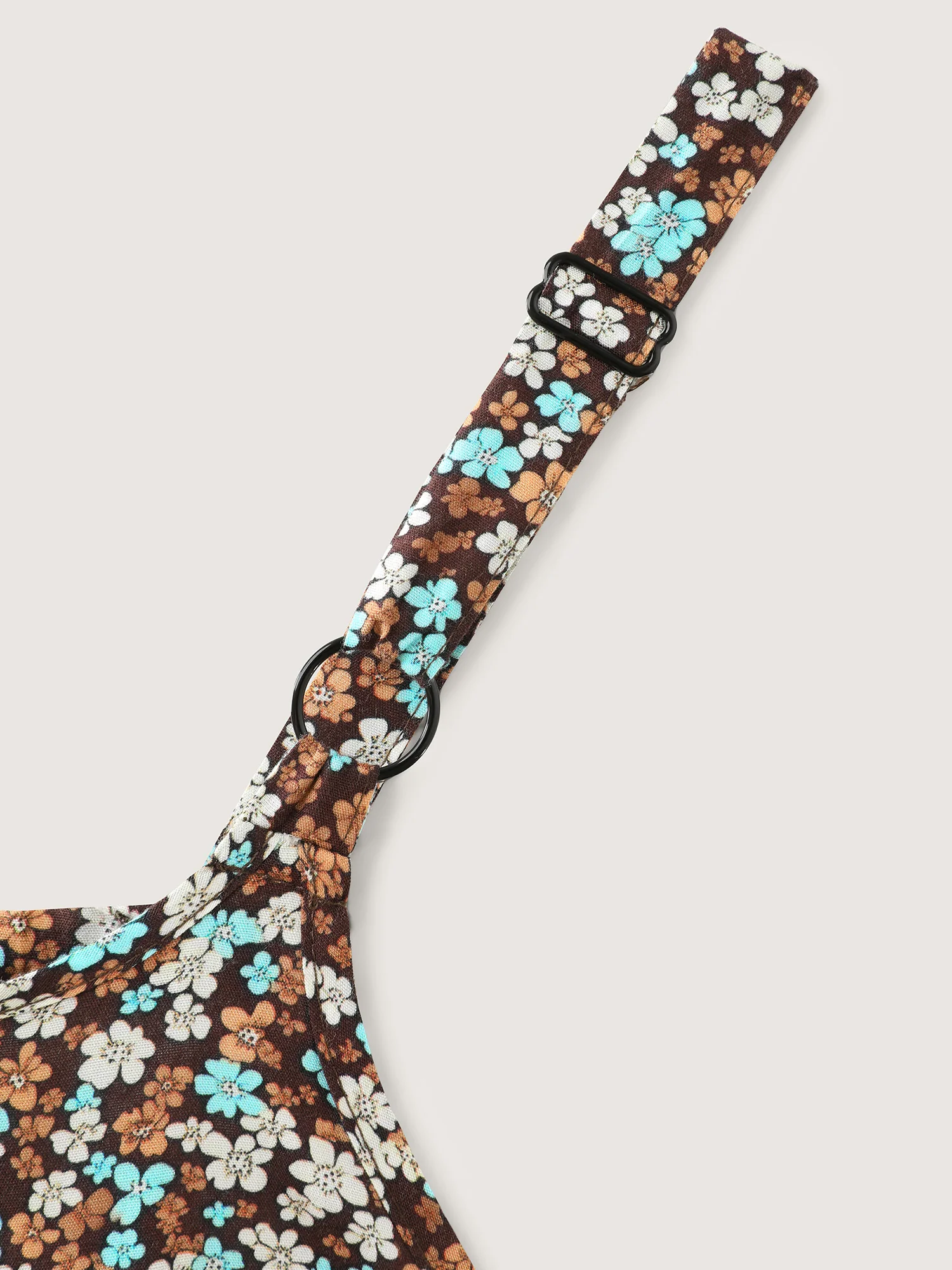 Supersoft Micro-Floral Print Ruffled Jumpsuit - Image 6