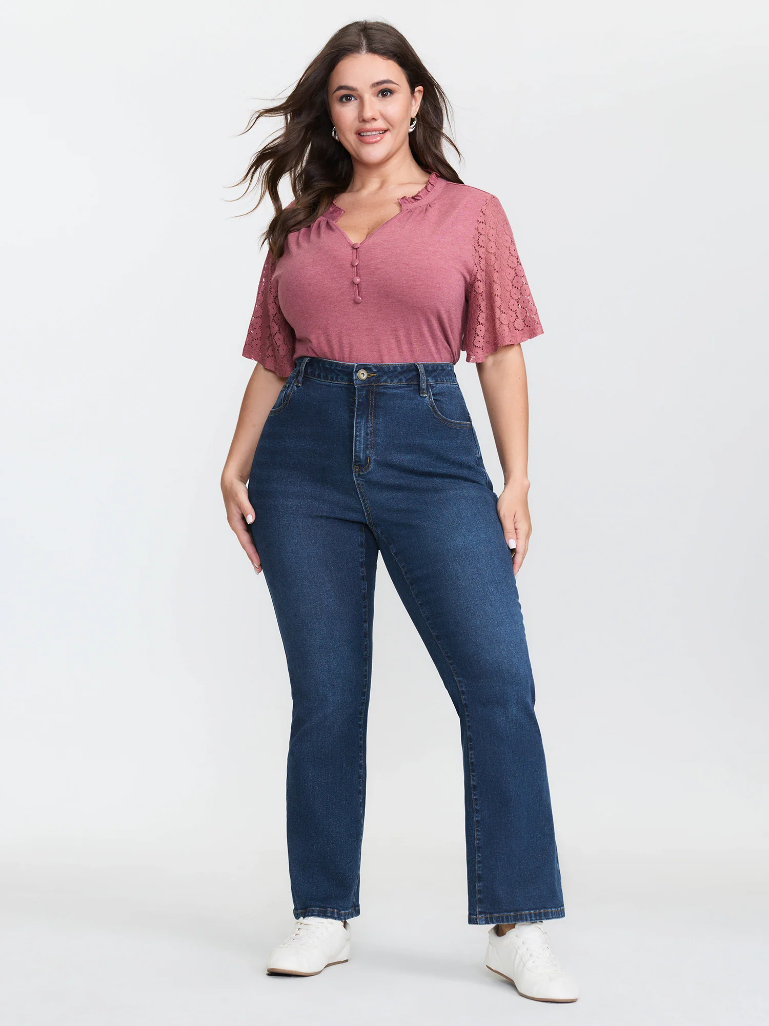Supersoft Mid-Rise Bootcut Jeans - Image 2
