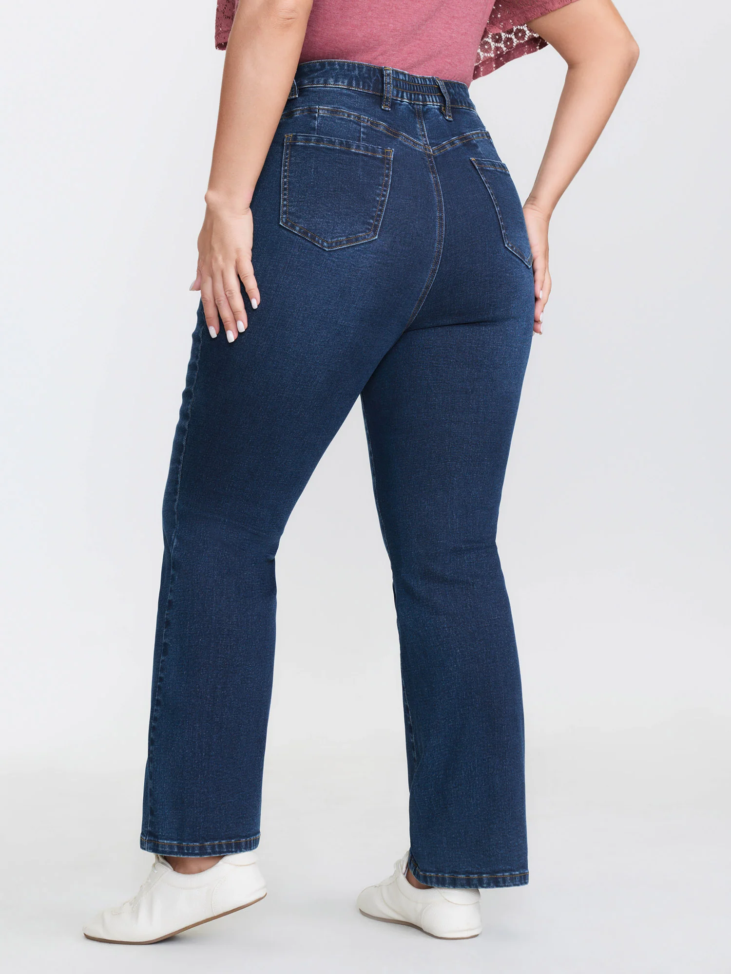 Supersoft Mid-Rise Bootcut Jeans - Image 4