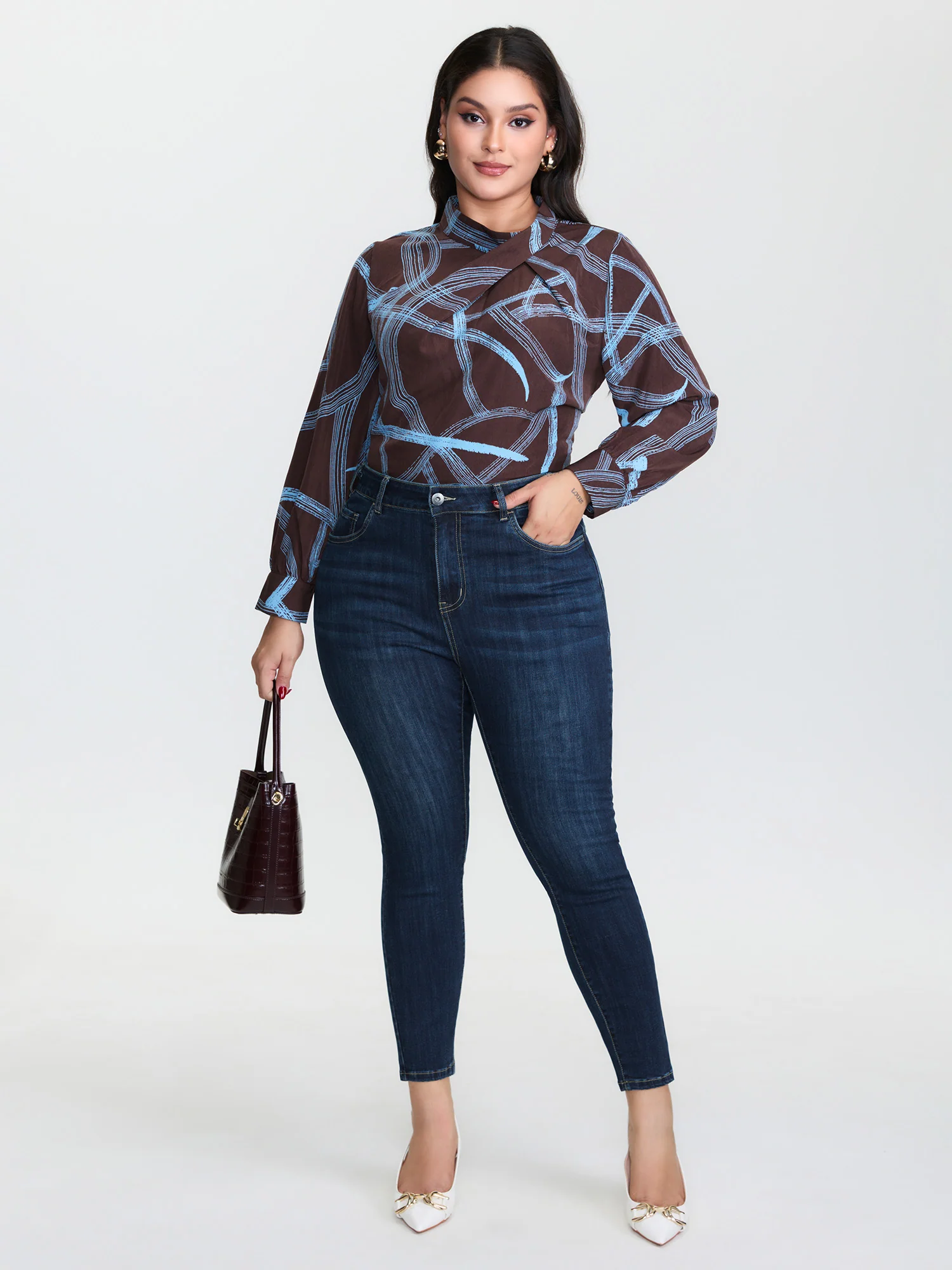 Super Stretchy Skinny-Fit Cropped Jeans - Image 2