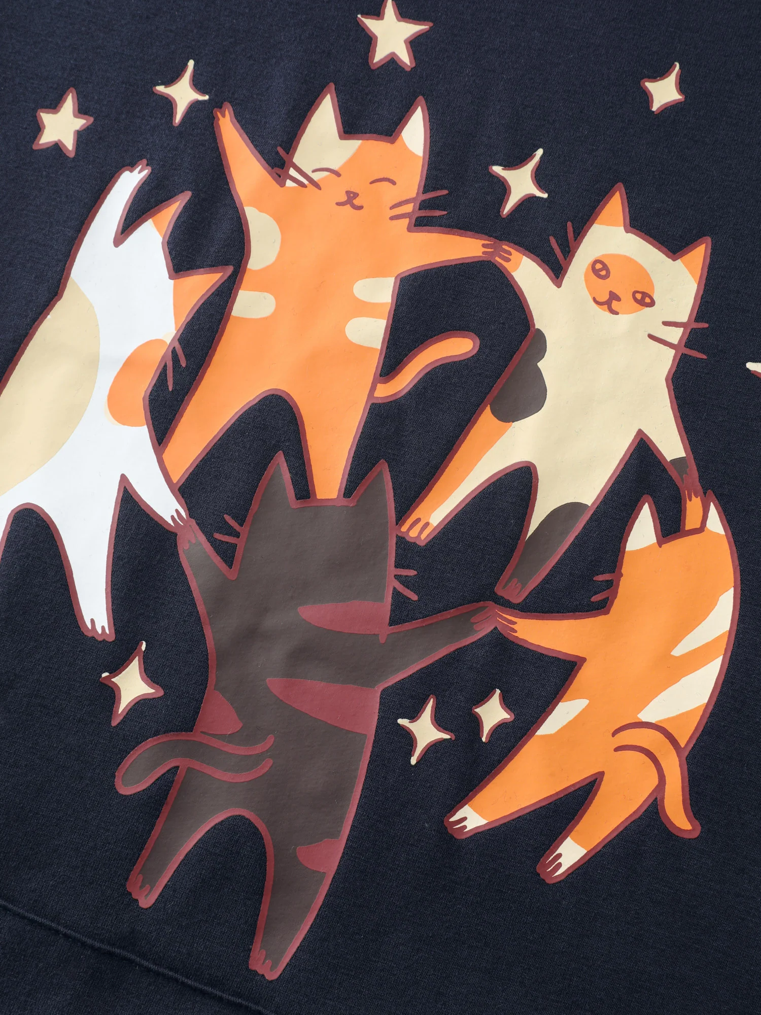 Supersoft Midnight Cats Hoodie - Image 5