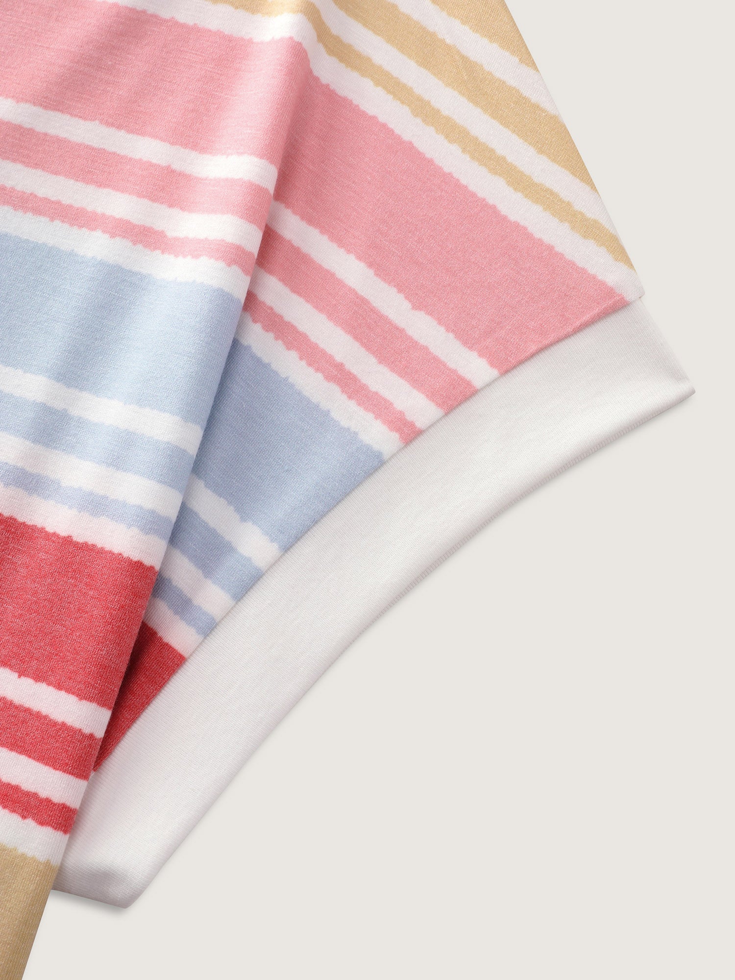 Supersoft Multicolor Striped Round Neck T-Shirt - Image 5