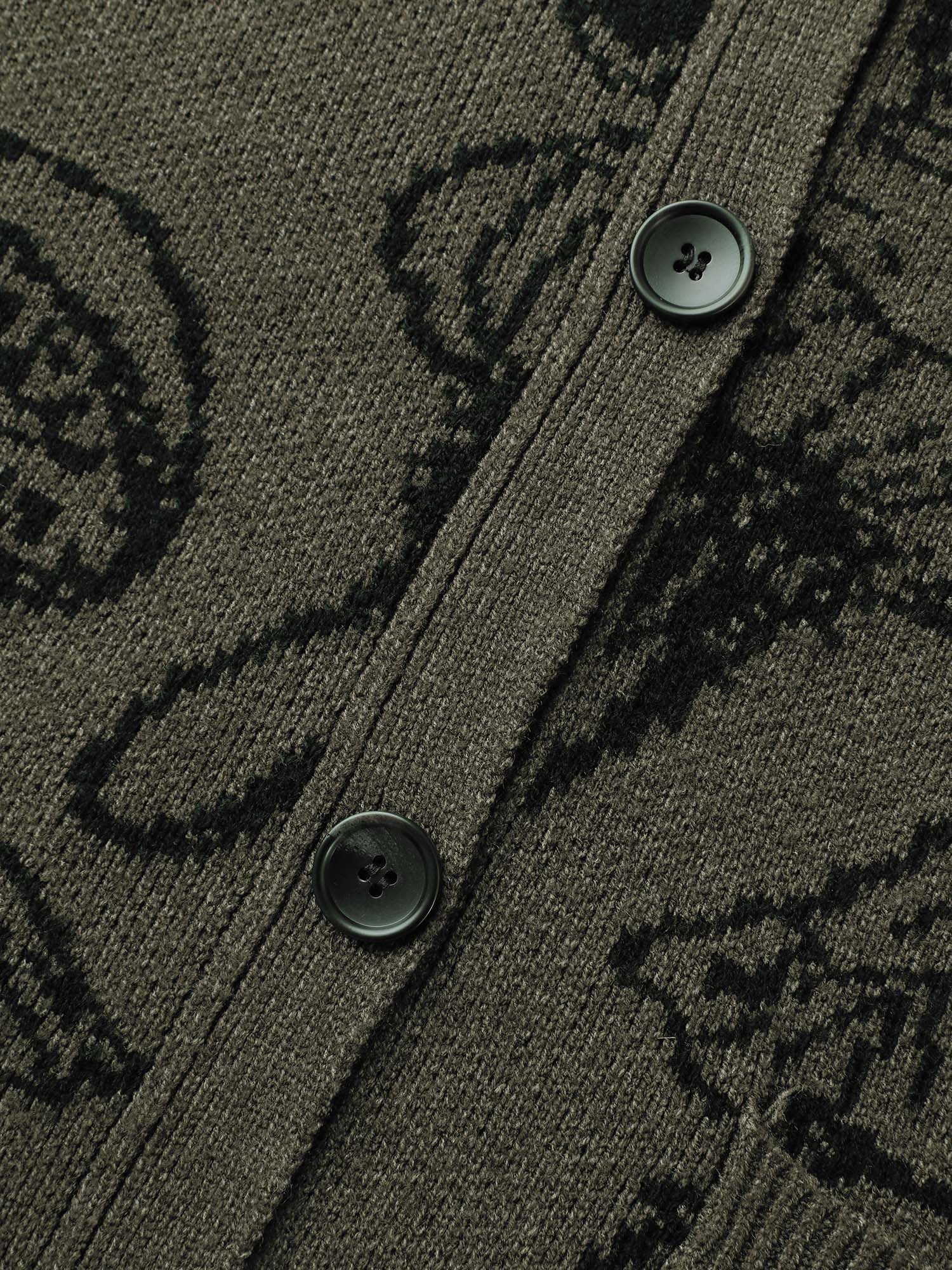 Supersoft Mushroom Print Button-Down Cardigan - Image 7