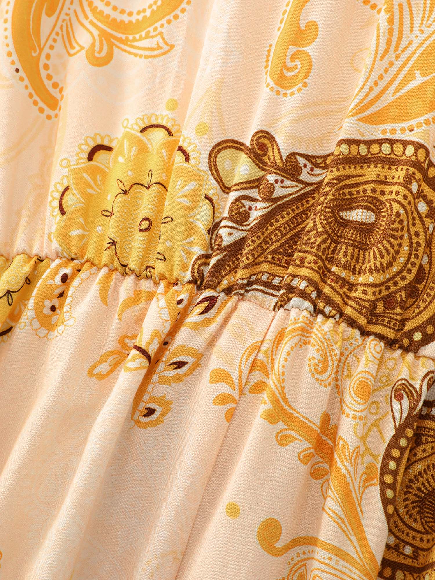 Supersoft Paisley Print V-Neck Midi Dress - Image 5