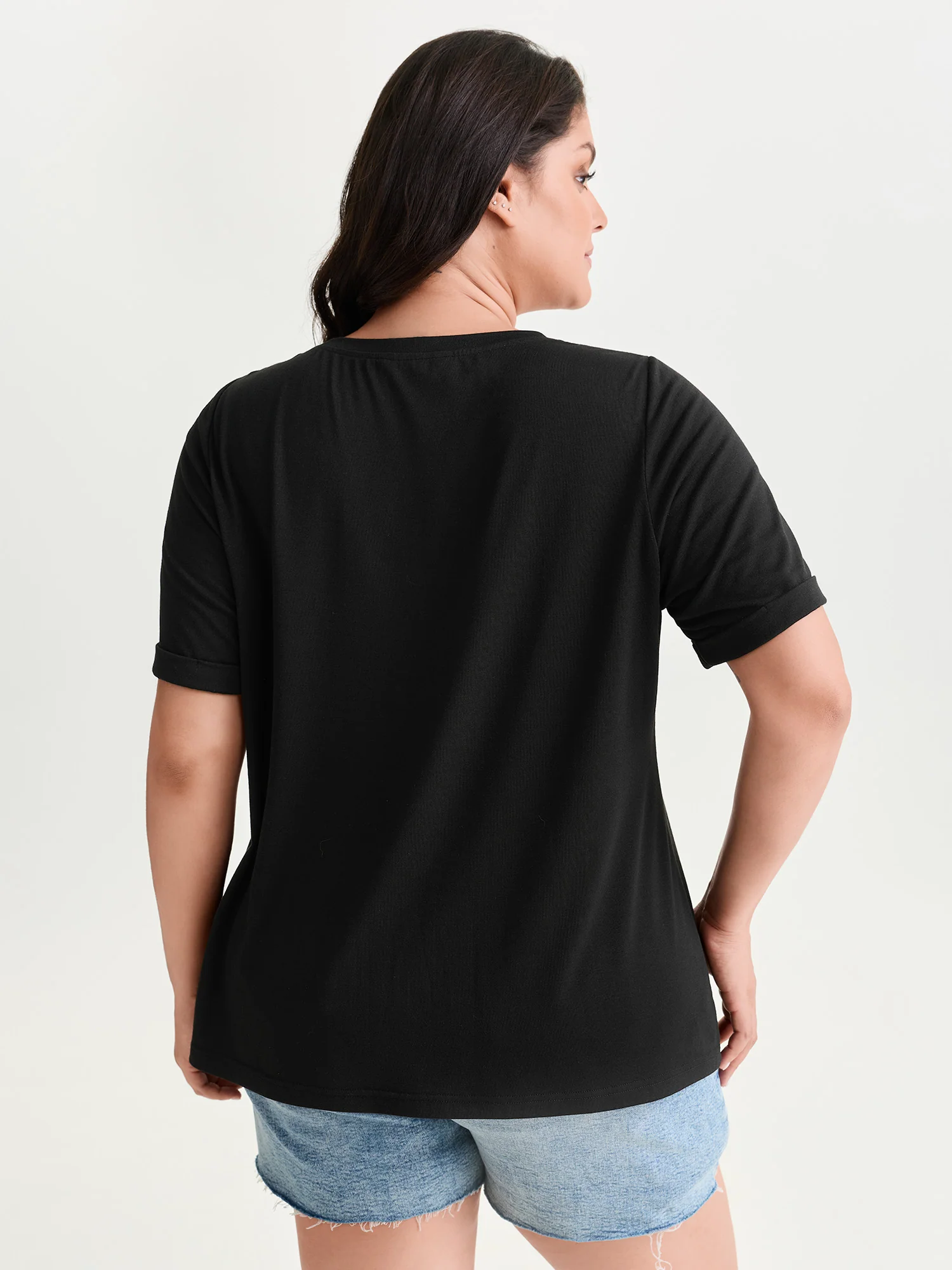 Supersoft Paws Print Stretchy-Fit T-Shirt - Image 12